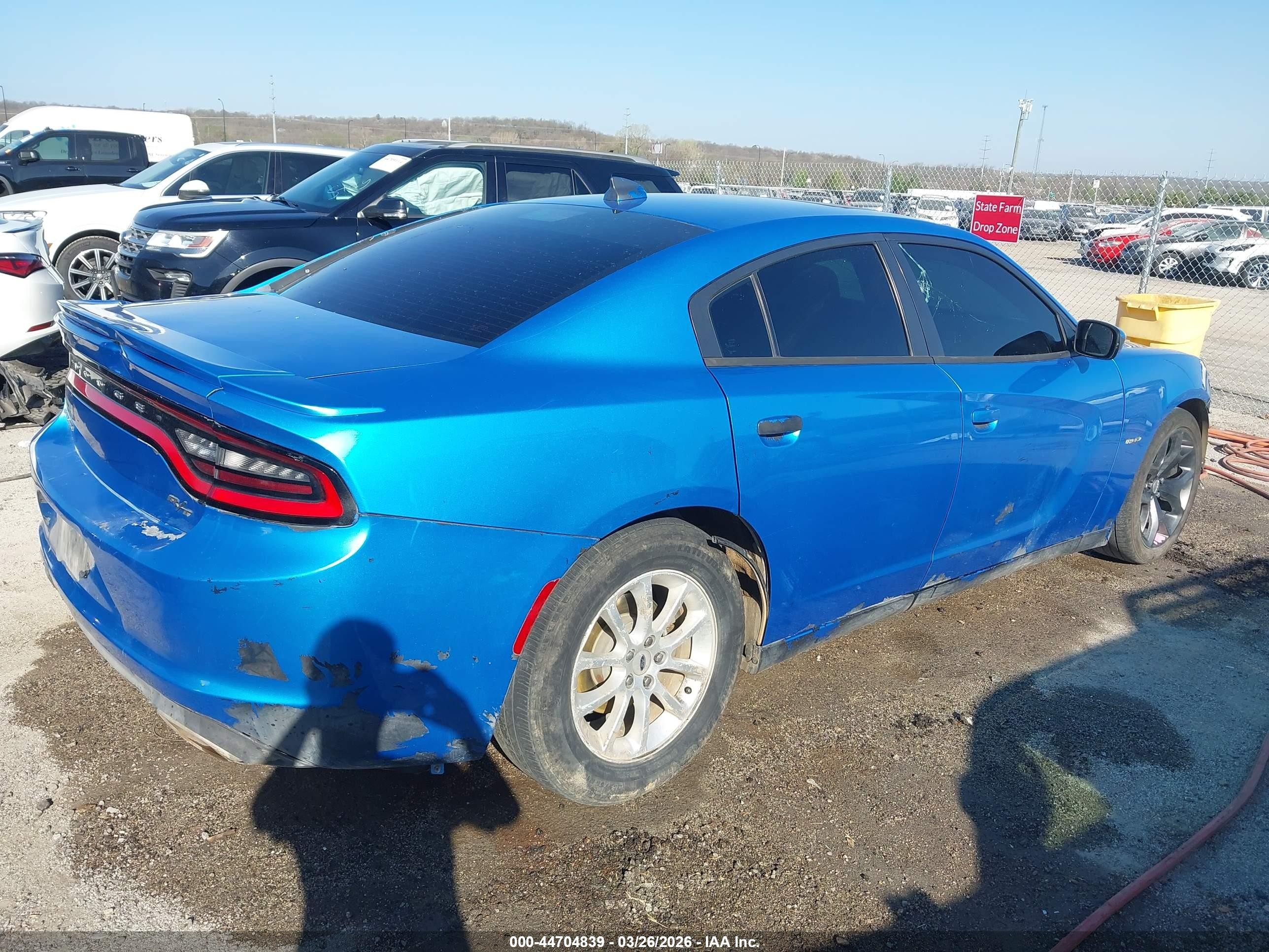 2015 Dodge Charger R/t Синий vin: 2C3CDXCT6FH915556