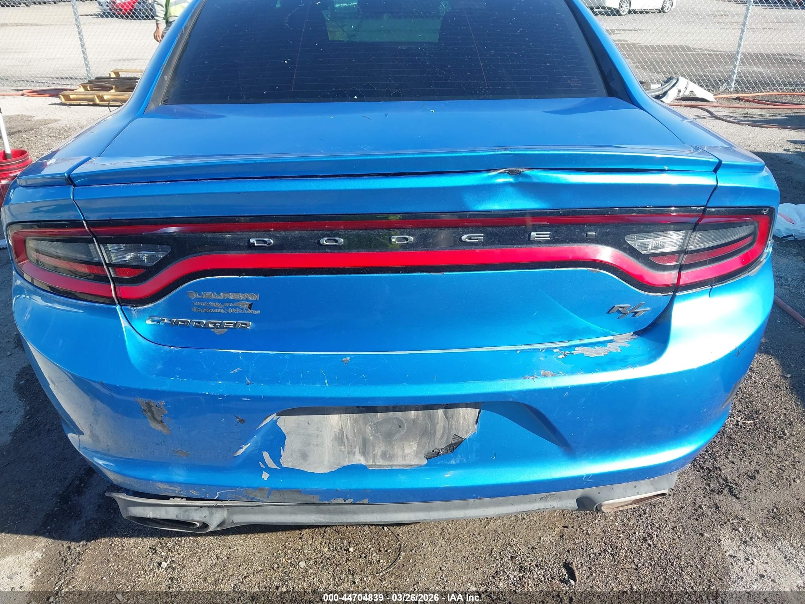 2015 Dodge Charger R/t Синий vin: 2C3CDXCT6FH915556
