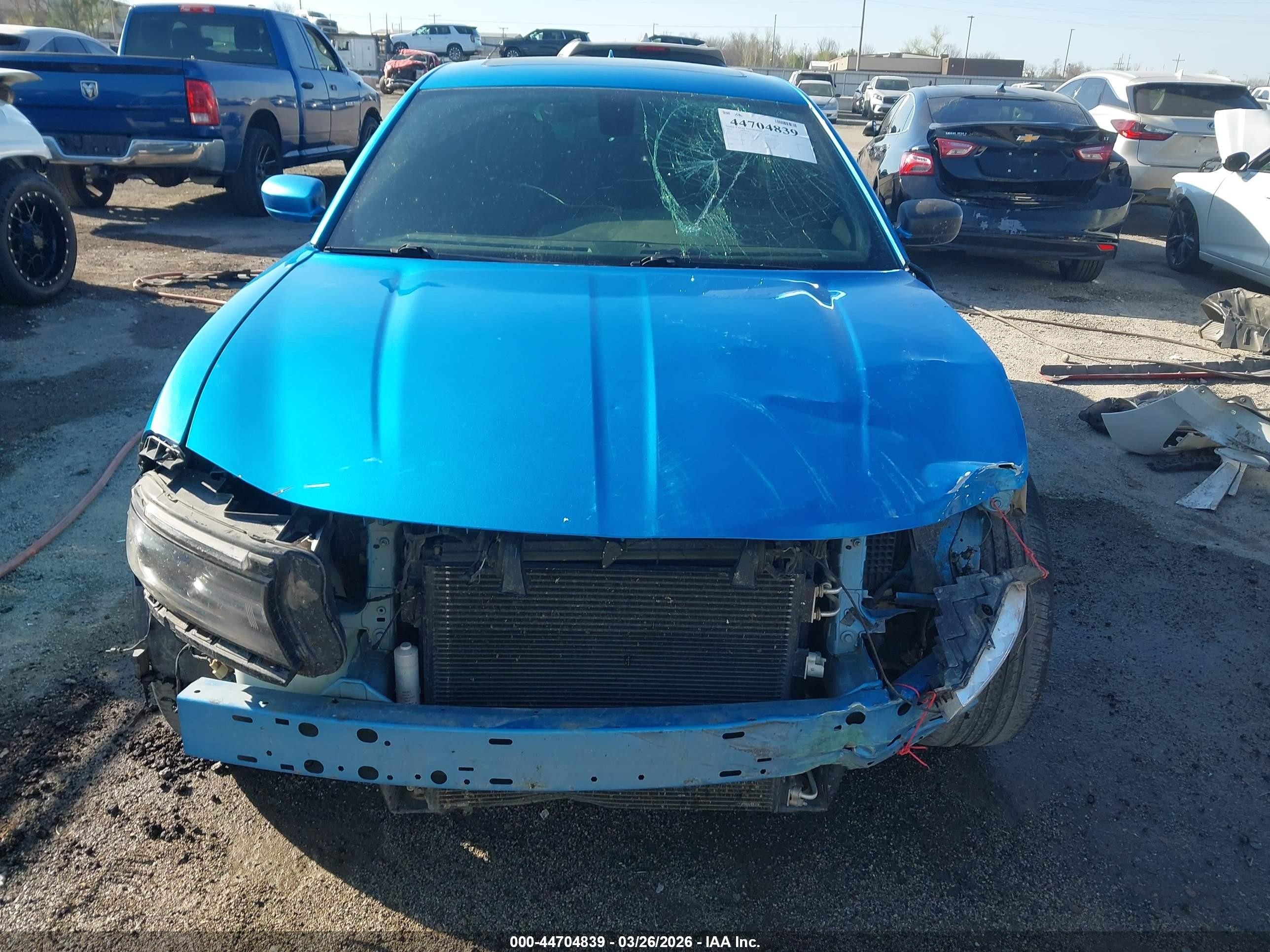 2015 Dodge Charger R/t Синий vin: 2C3CDXCT6FH915556