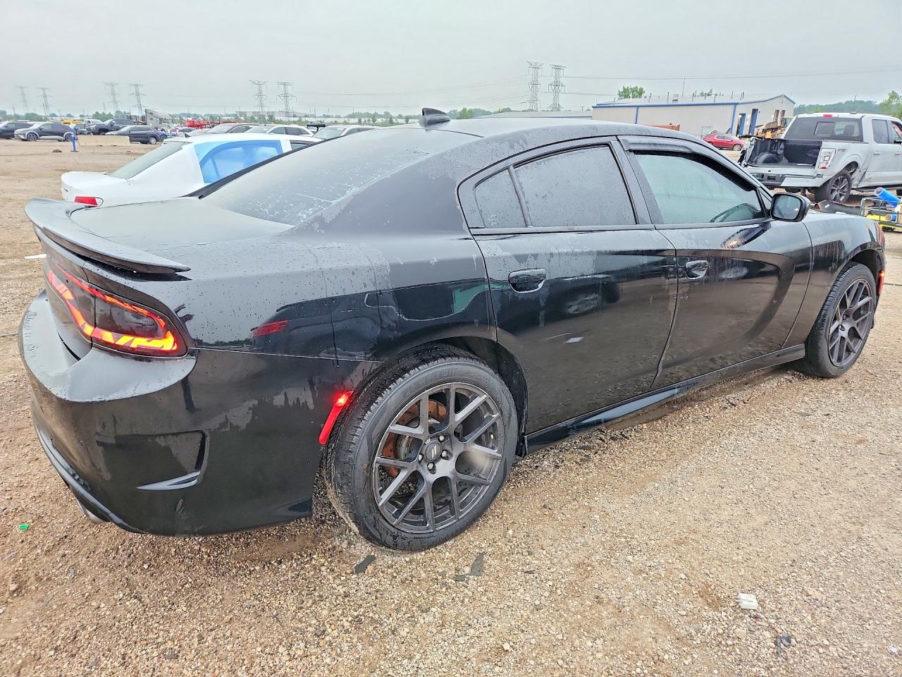 2018 Dodge Charger R/t Черный vin: 2C3CDXCT6JH153578
