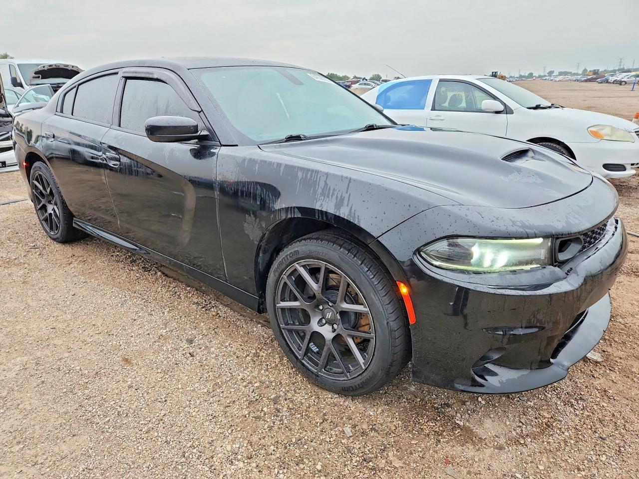 2018 Dodge Charger R/t Черный vin: 2C3CDXCT6JH153578