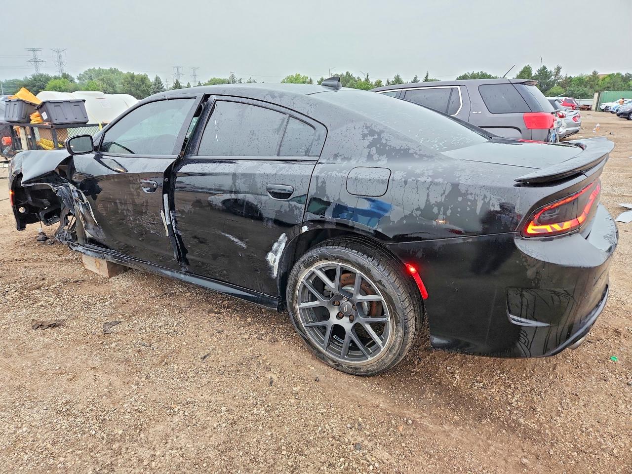 2018 Dodge Charger R/t Черный vin: 2C3CDXCT6JH153578
