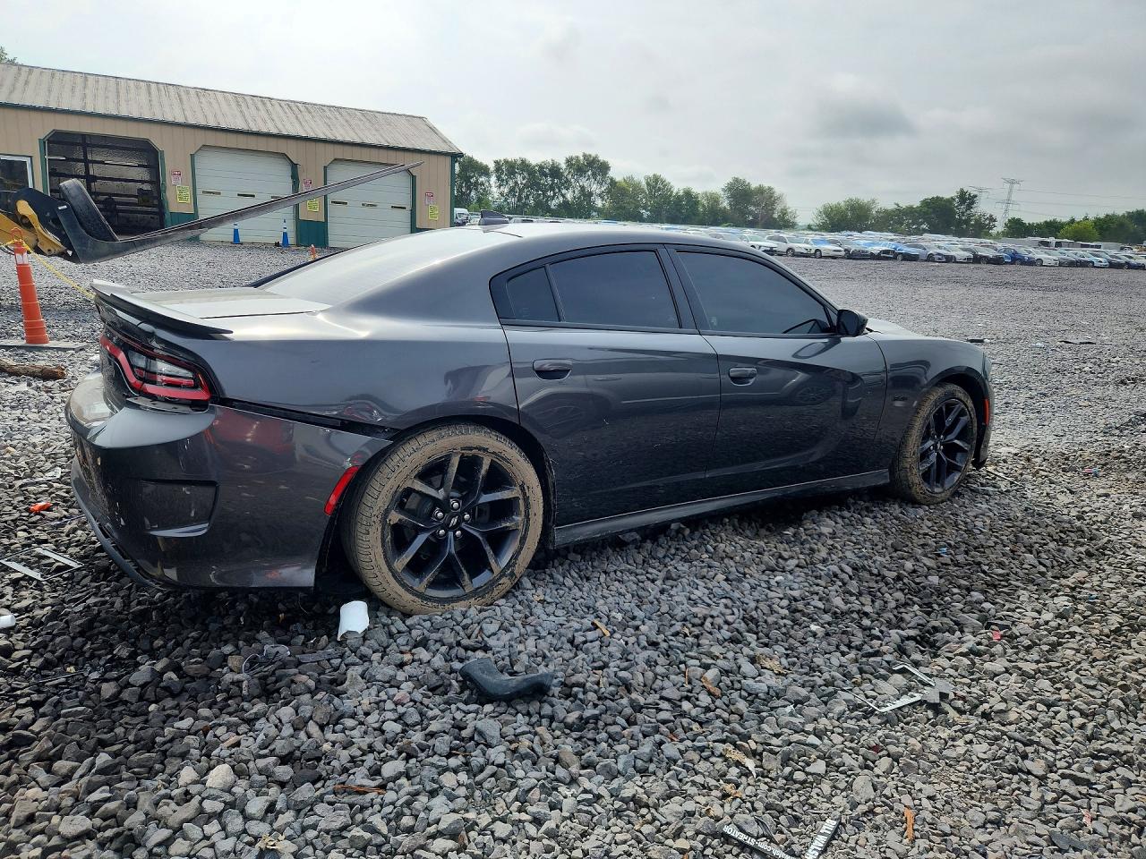 2019 Dodge Charger R/t Gray vin: 2C3CDXCT6KH721717