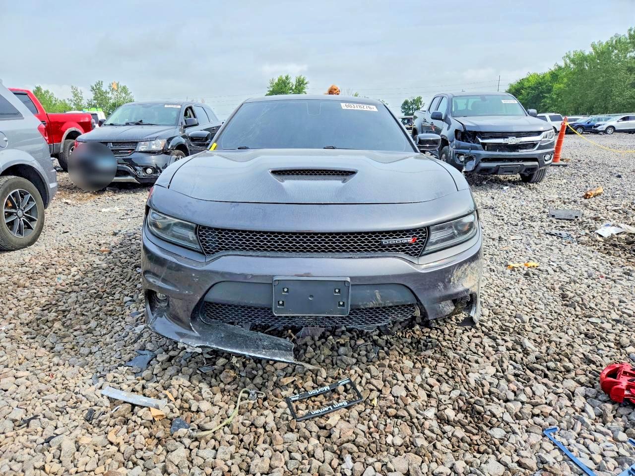2019 Dodge Charger R/t Gray vin: 2C3CDXCT6KH721717