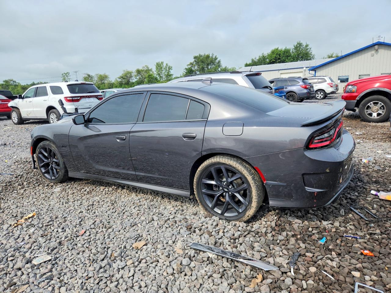 2019 Dodge Charger R/t Gray vin: 2C3CDXCT6KH721717
