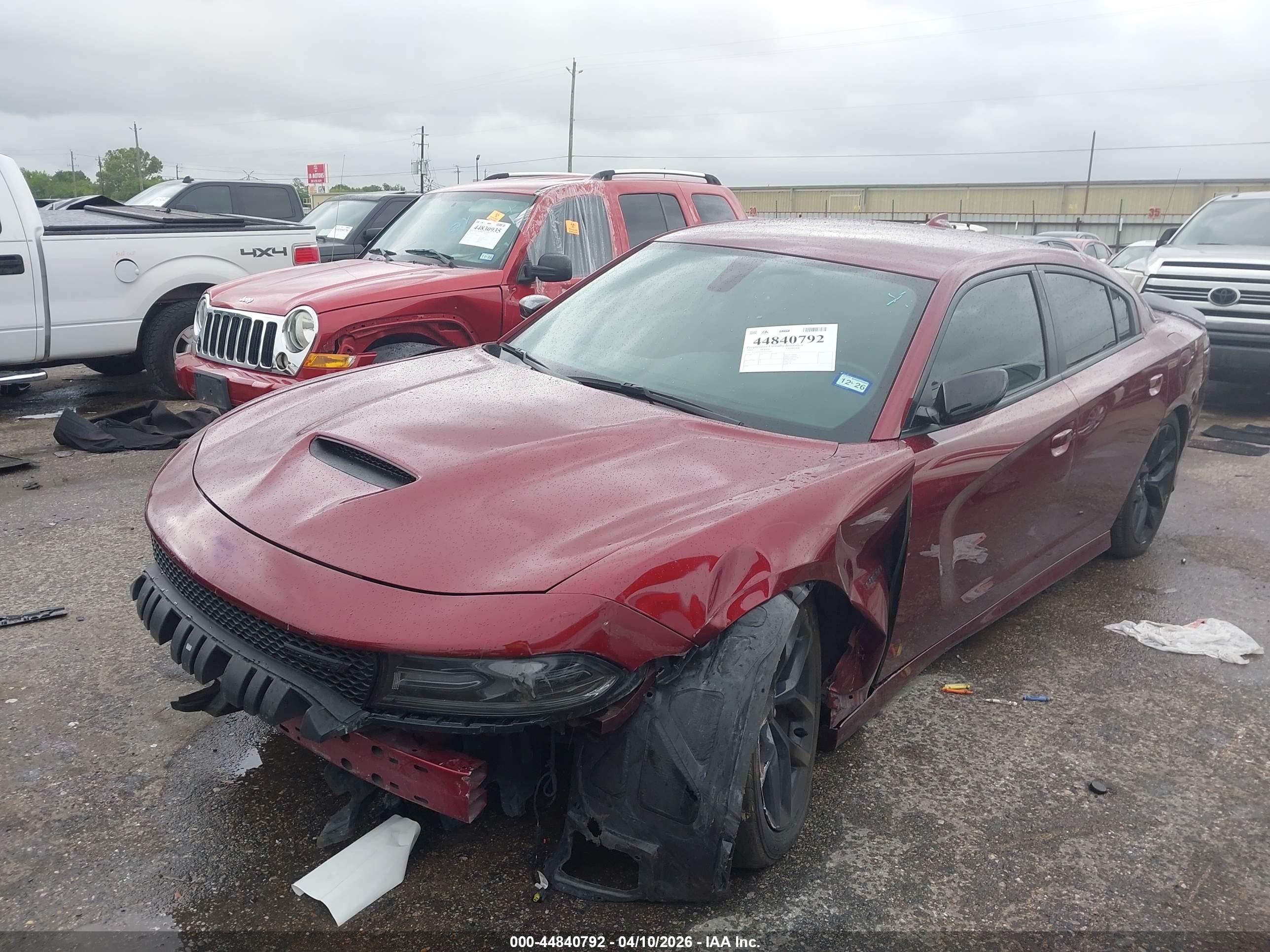 2020 Dodge Charger R/t Rwd Maroon vin: 2C3CDXCT6LH153910