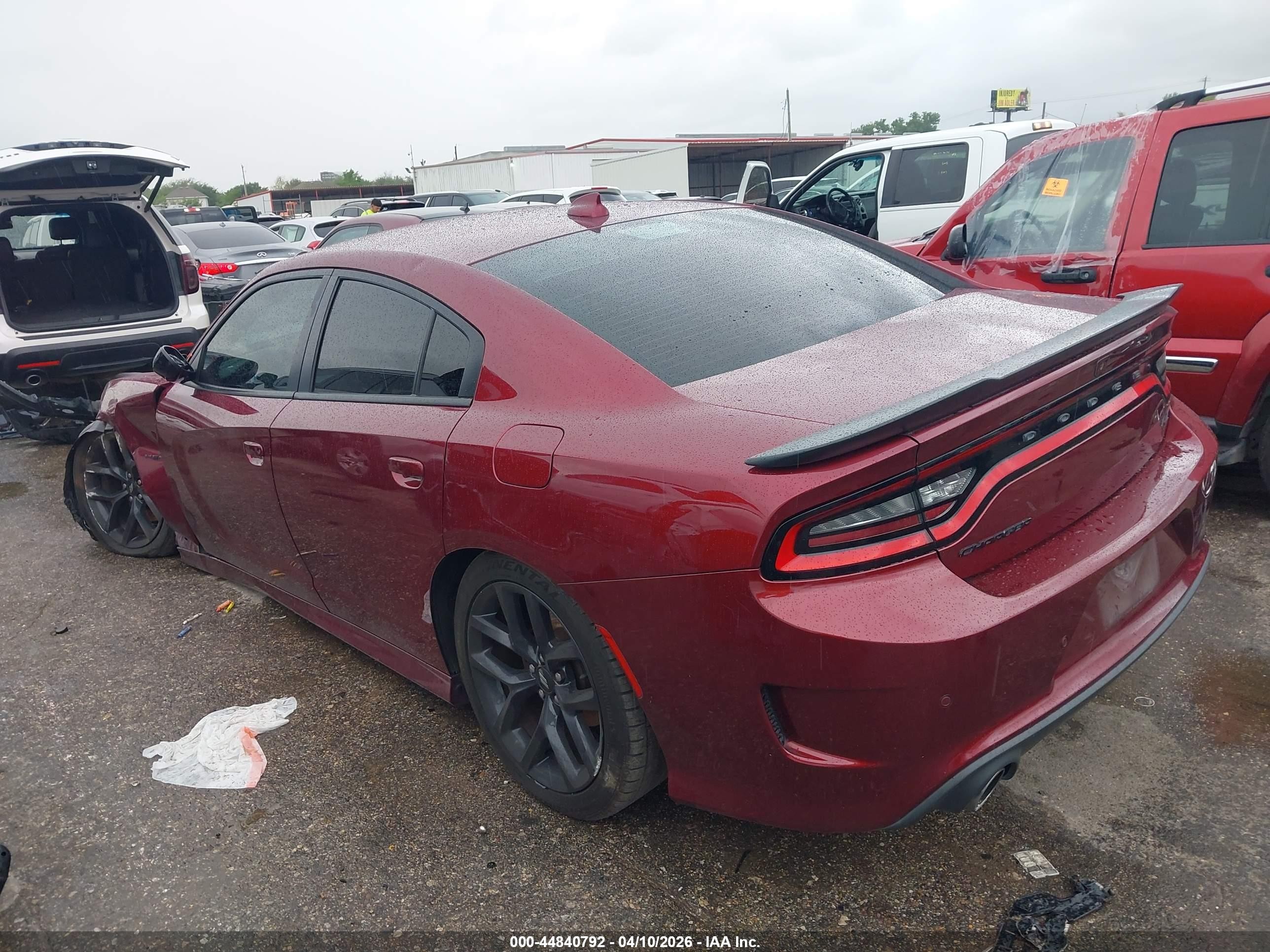 2020 Dodge Charger R/t Rwd Maroon vin: 2C3CDXCT6LH153910