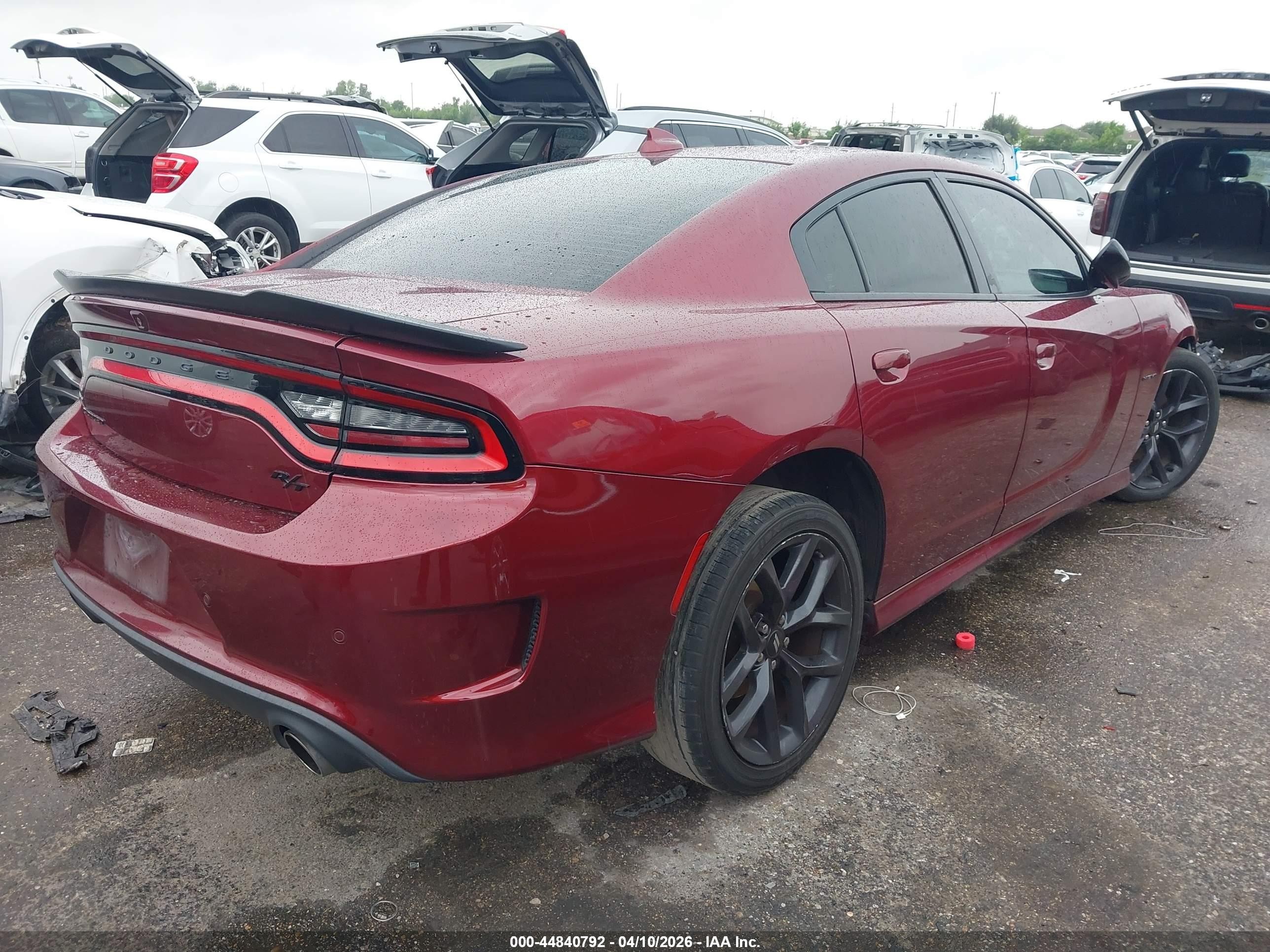 2020 Dodge Charger R/t Rwd Maroon vin: 2C3CDXCT6LH153910