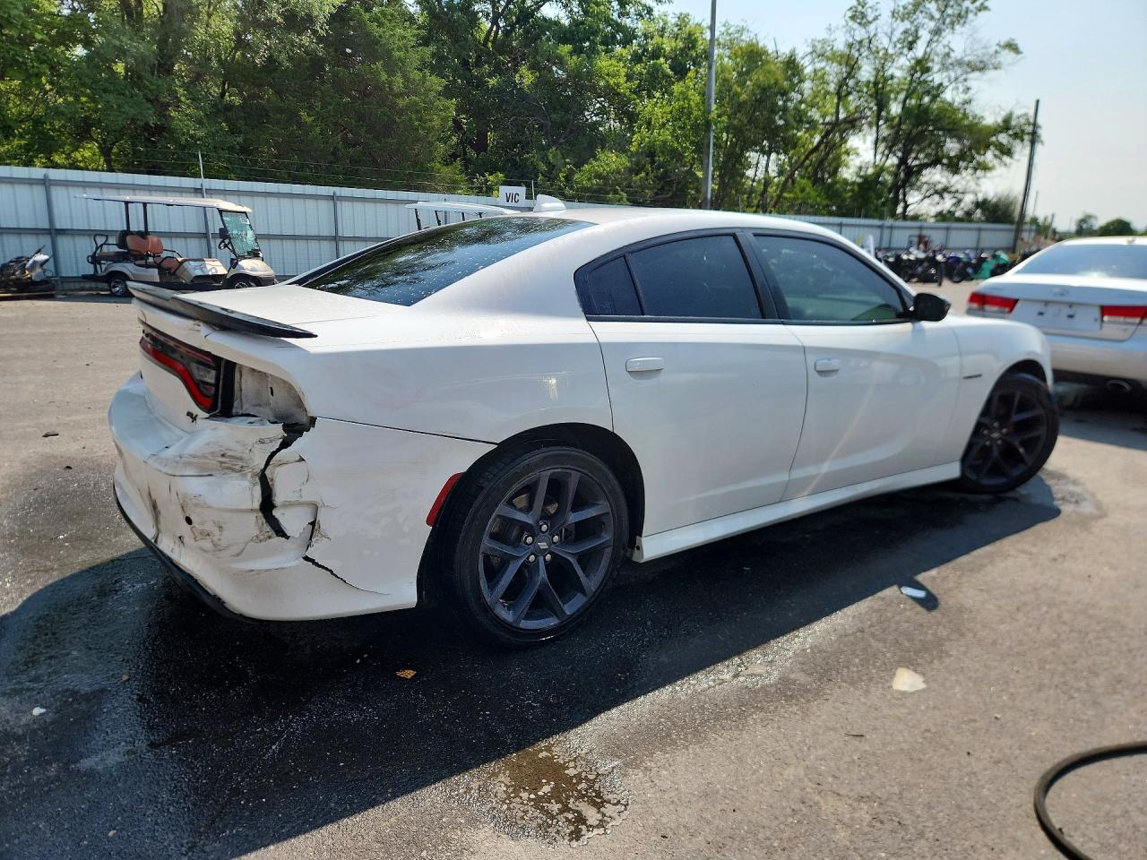 2020 Dodge Charger R/t White vin: 2C3CDXCT6LH176393