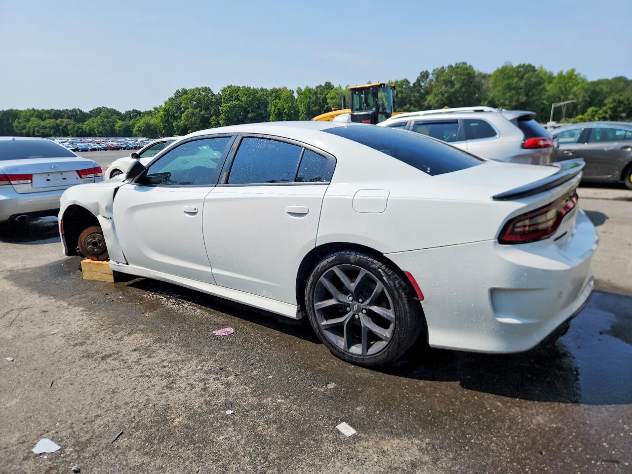 2020 Dodge Charger R/t White vin: 2C3CDXCT6LH176393