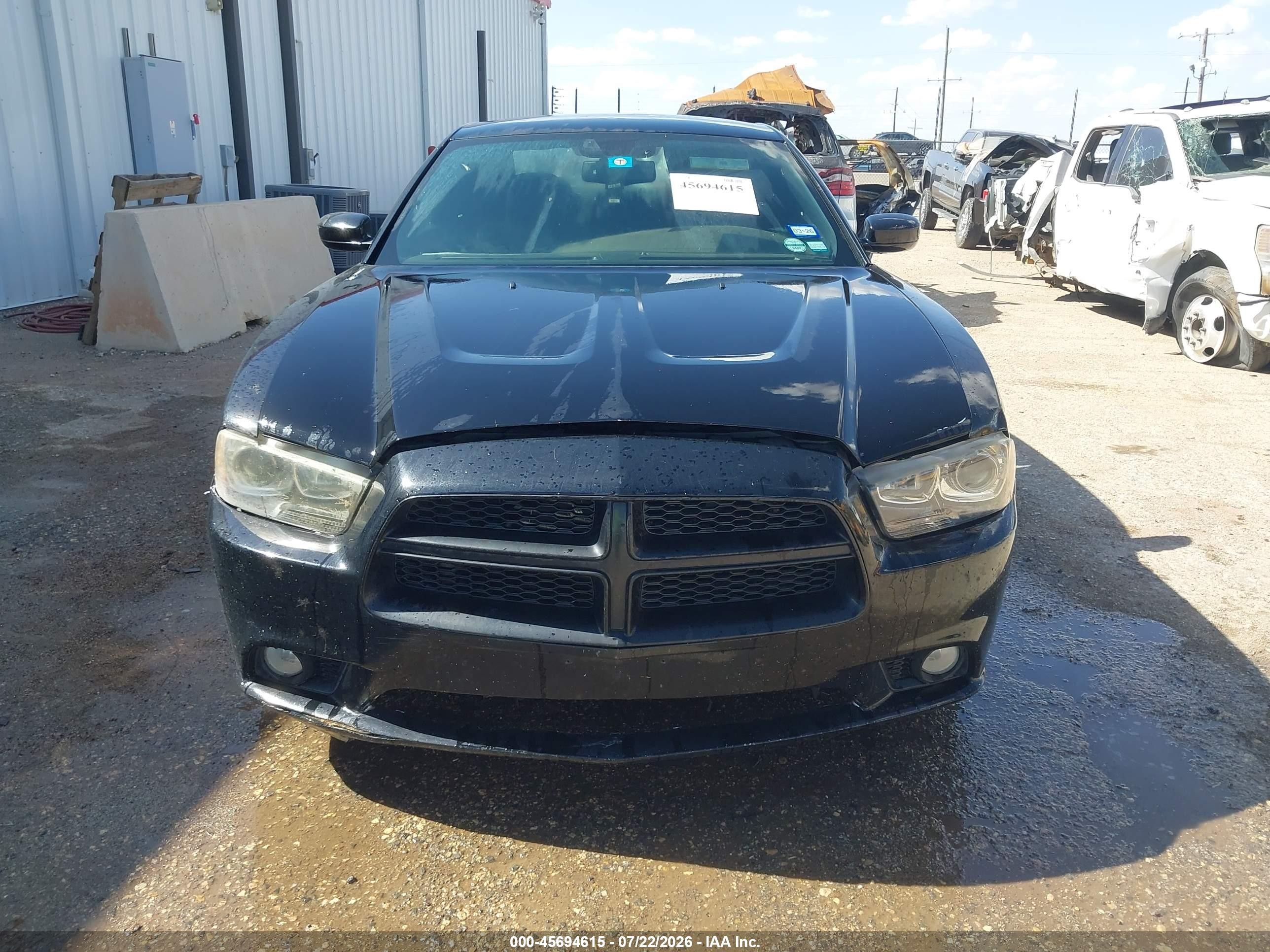 2012 Dodge Charger R/t Черный vin: 2C3CDXCT7CH122228