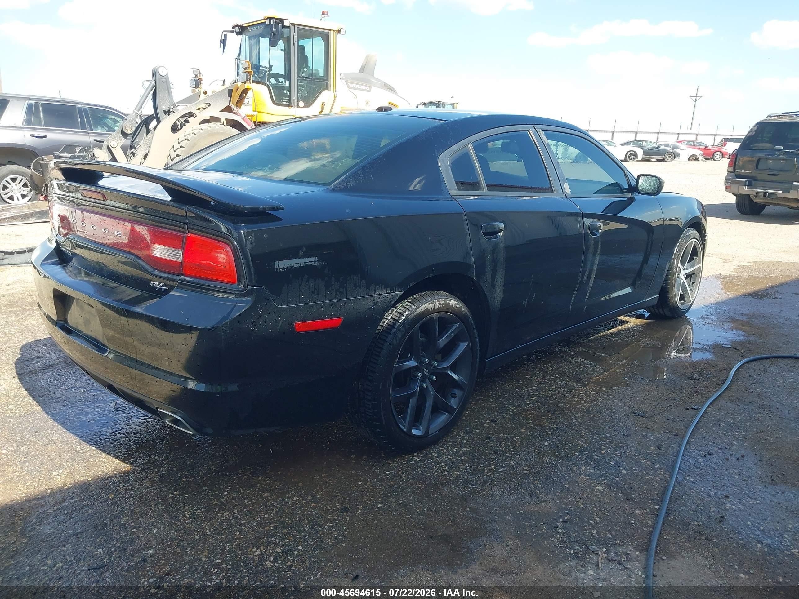 2012 Dodge Charger R/t Черный vin: 2C3CDXCT7CH122228