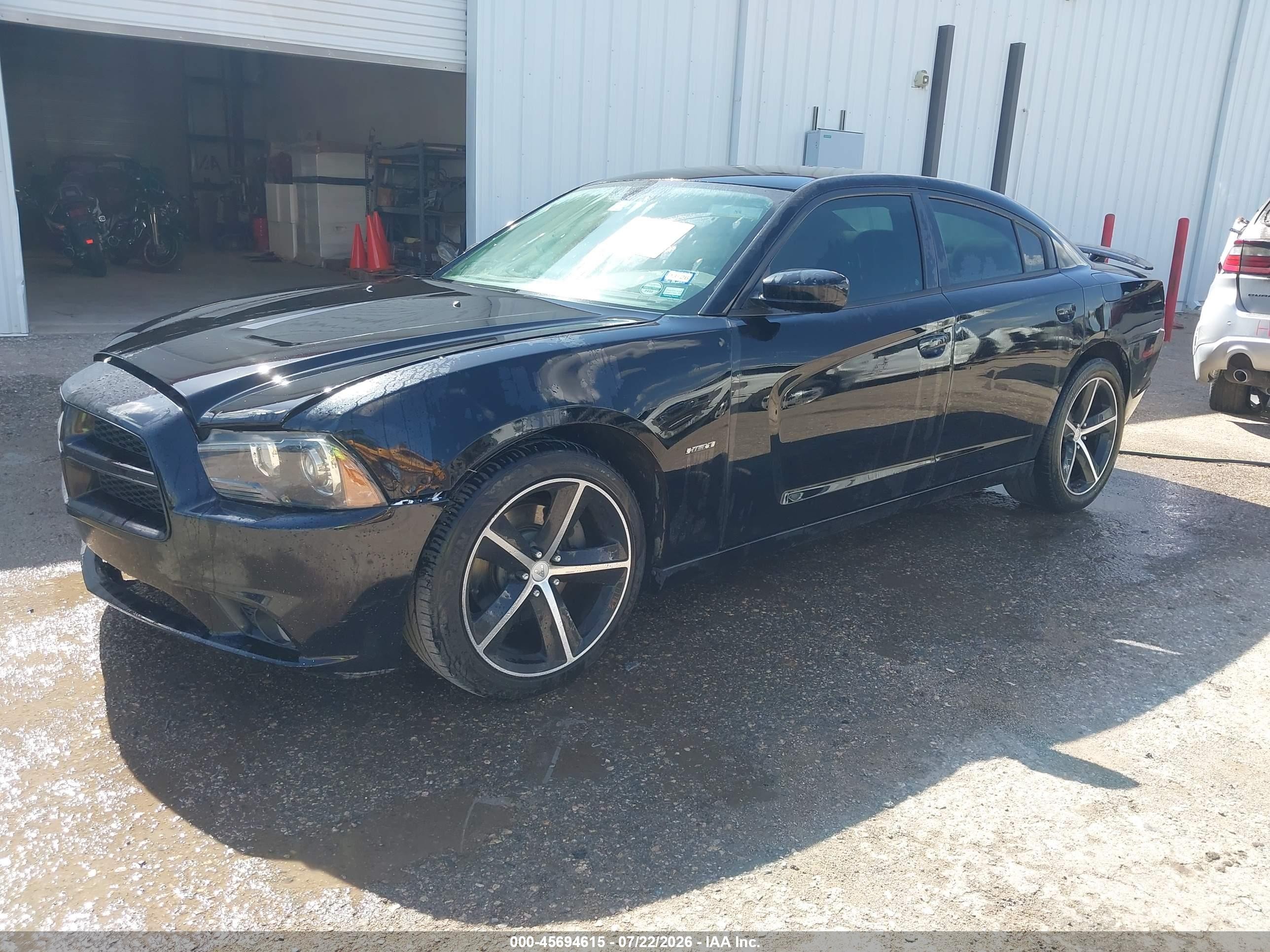 2012 Dodge Charger R/t Черный vin: 2C3CDXCT7CH122228