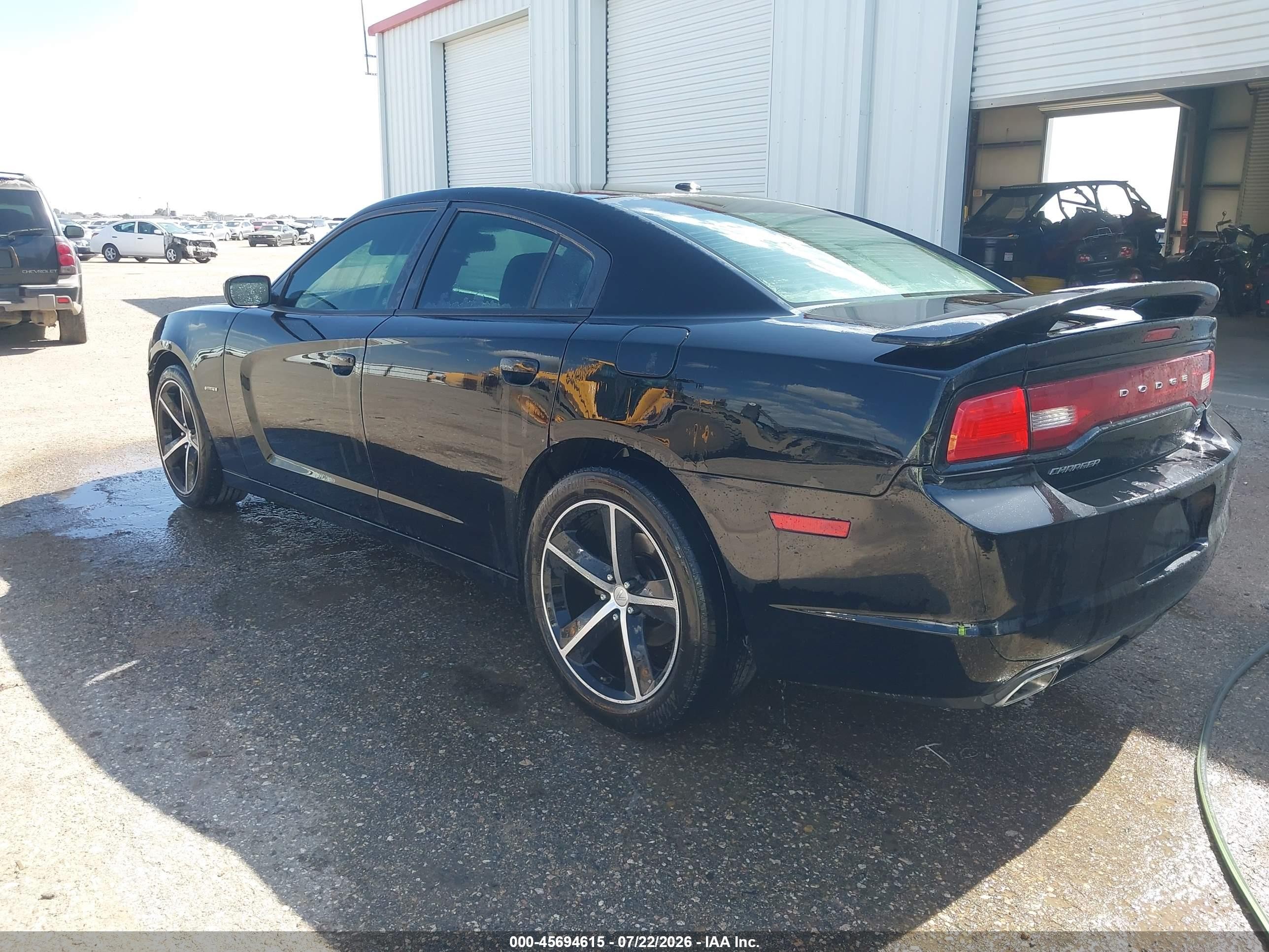 2012 Dodge Charger R/t Черный vin: 2C3CDXCT7CH122228