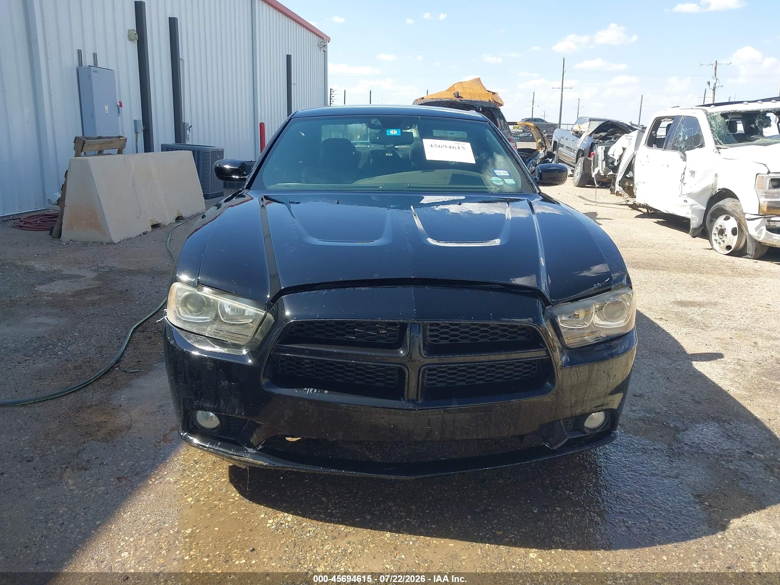 2012 Dodge Charger R/t Черный vin: 2C3CDXCT7CH122228