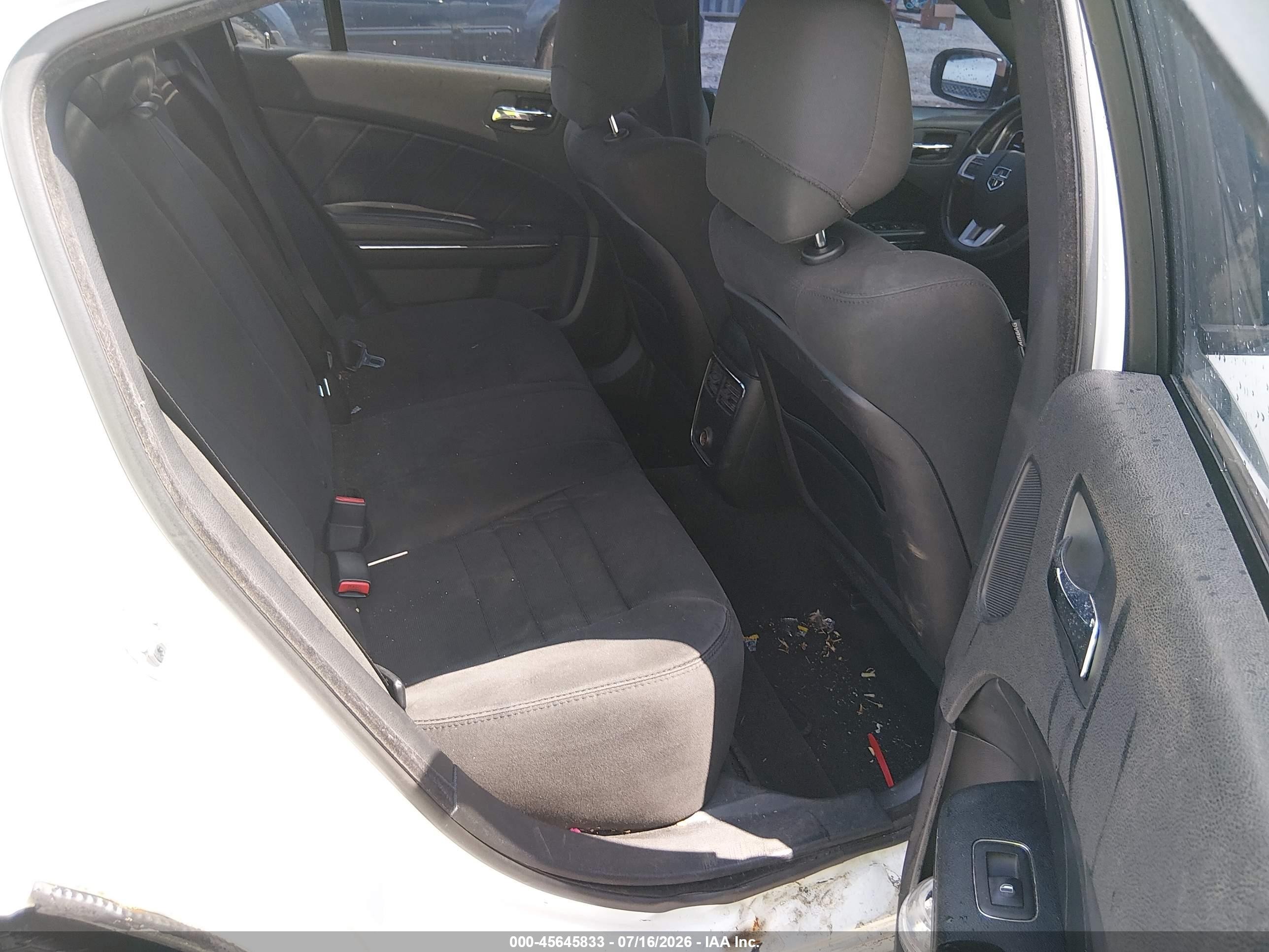 2012 Dodge Charger R/t White vin: 2C3CDXCT7CH300445