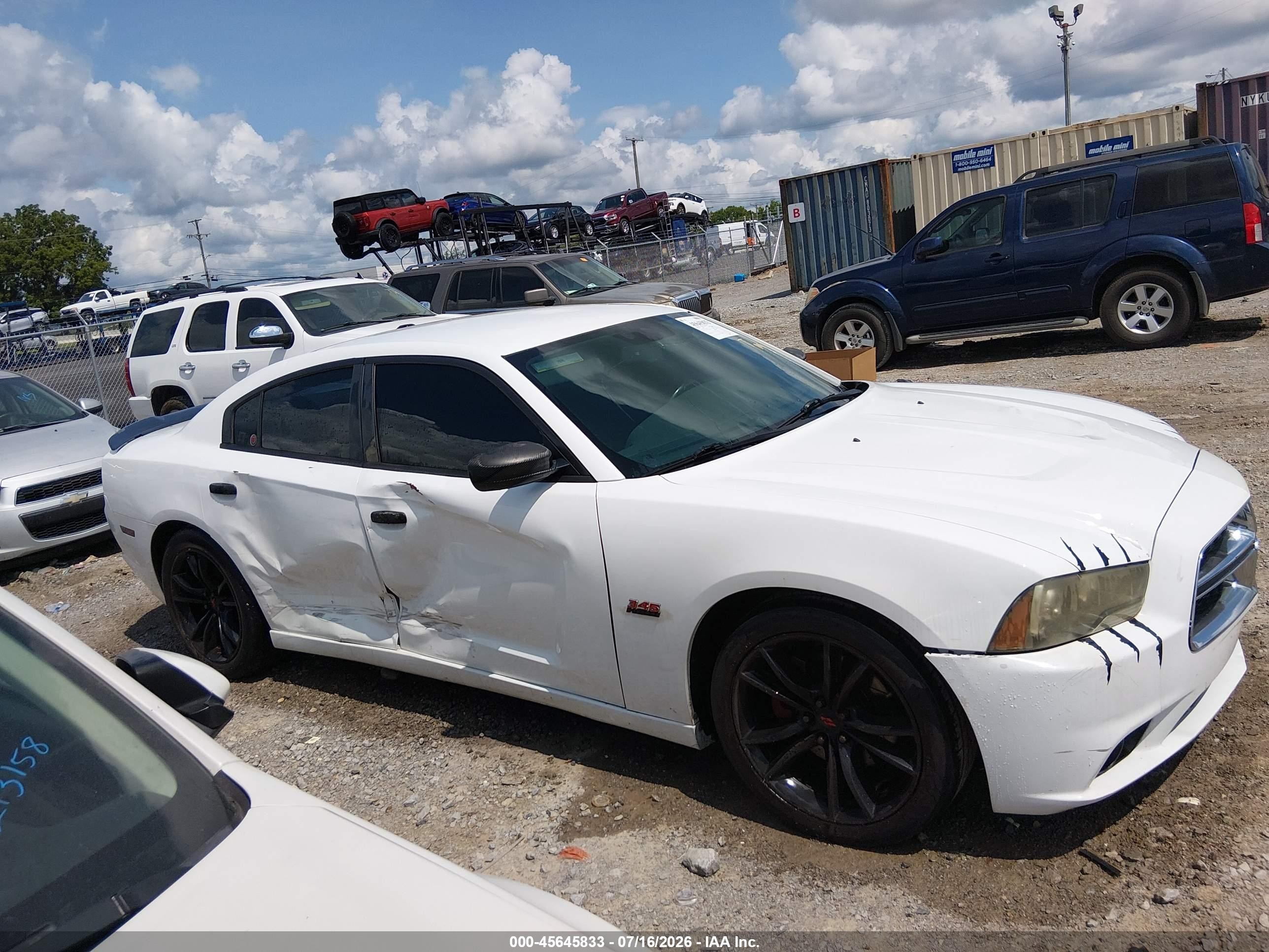 2012 Dodge Charger R/t White vin: 2C3CDXCT7CH300445