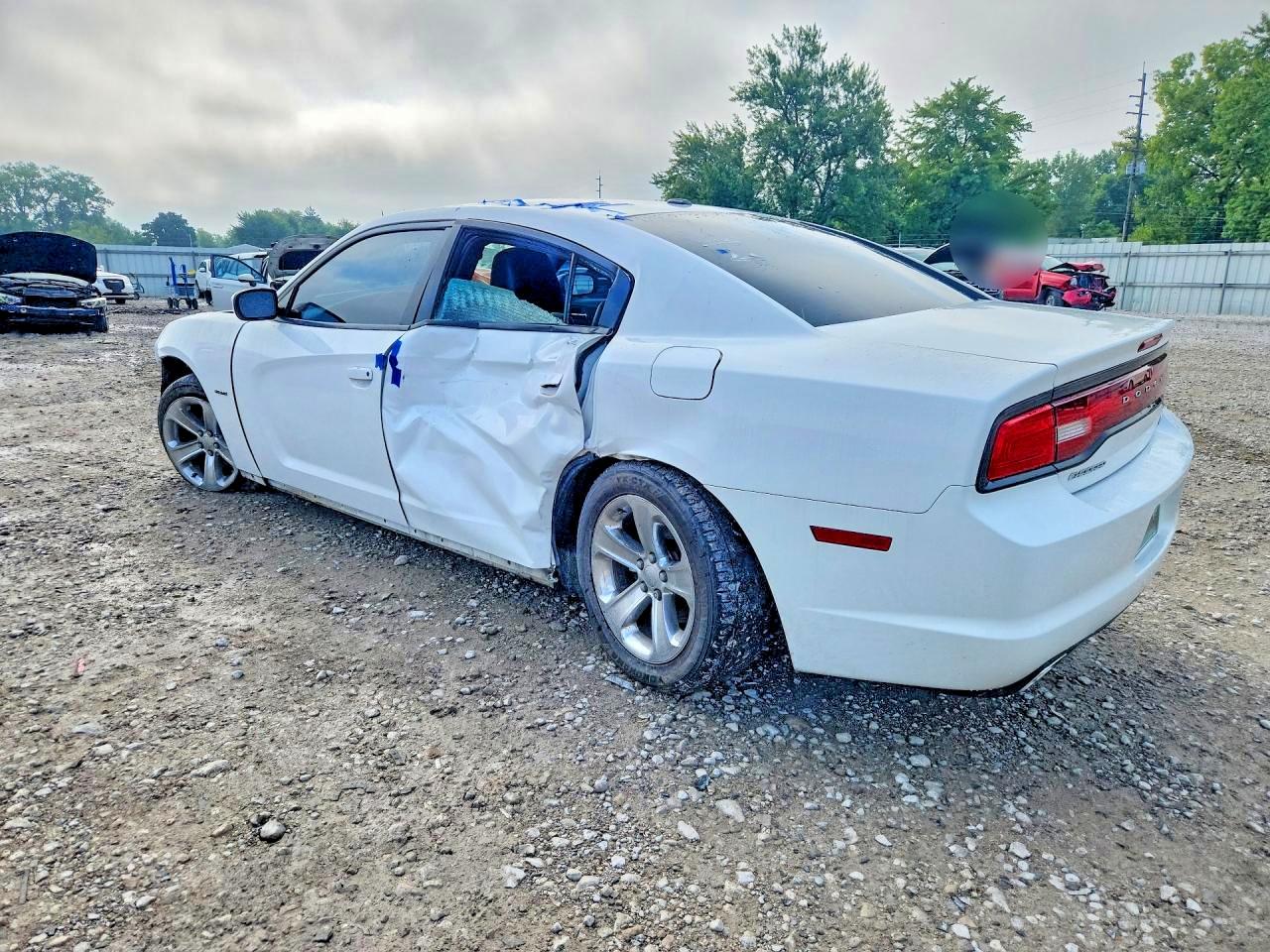 2013 Dodge Charger R/t White vin: 2C3CDXCT7DH579655