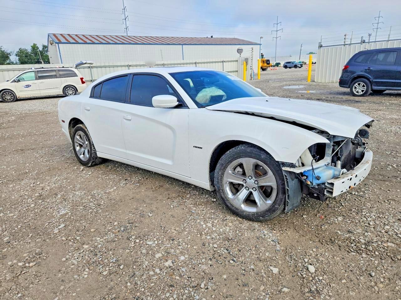 2013 Dodge Charger R/t White vin: 2C3CDXCT7DH579655