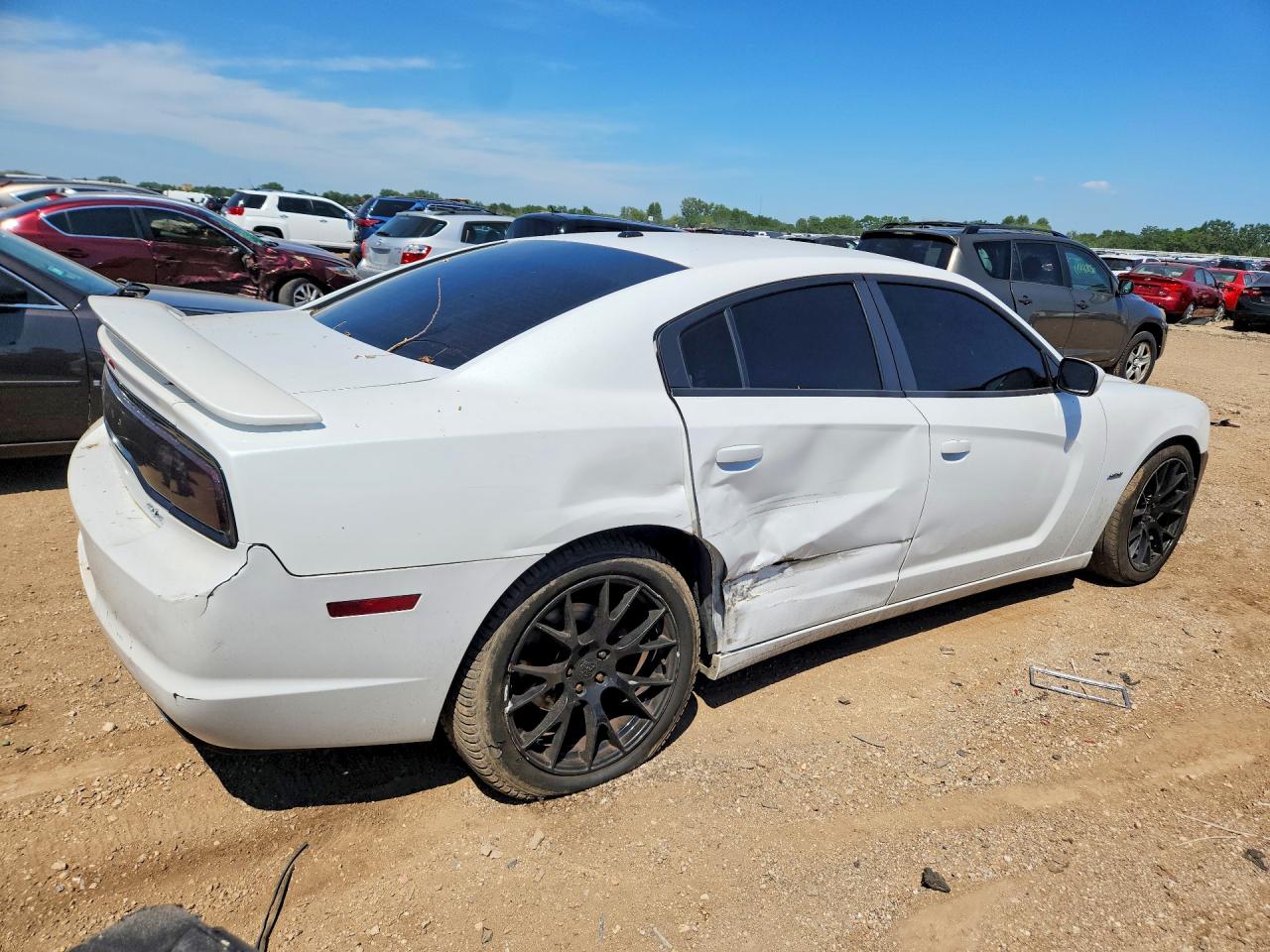 2013 Dodge Charger R/t White vin: 2C3CDXCT7DH583091