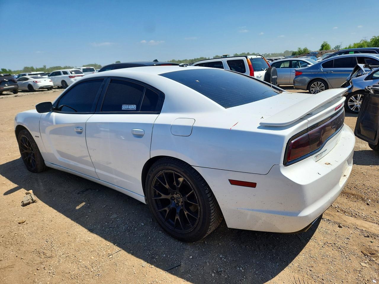 2013 Dodge Charger R/t White vin: 2C3CDXCT7DH583091