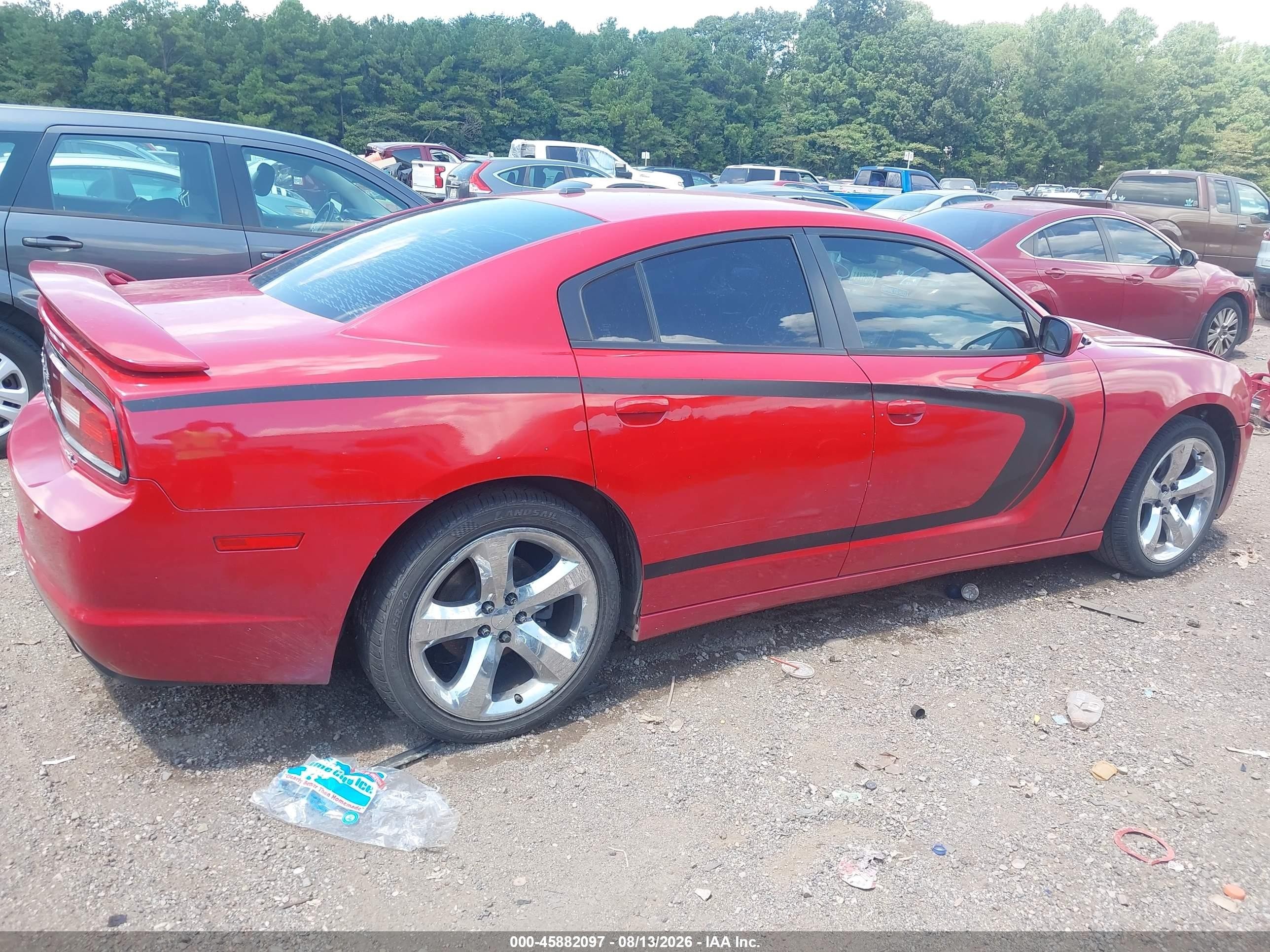 2013 Dodge Charger R/t Plus Red vin: 2C3CDXCT7DH594768