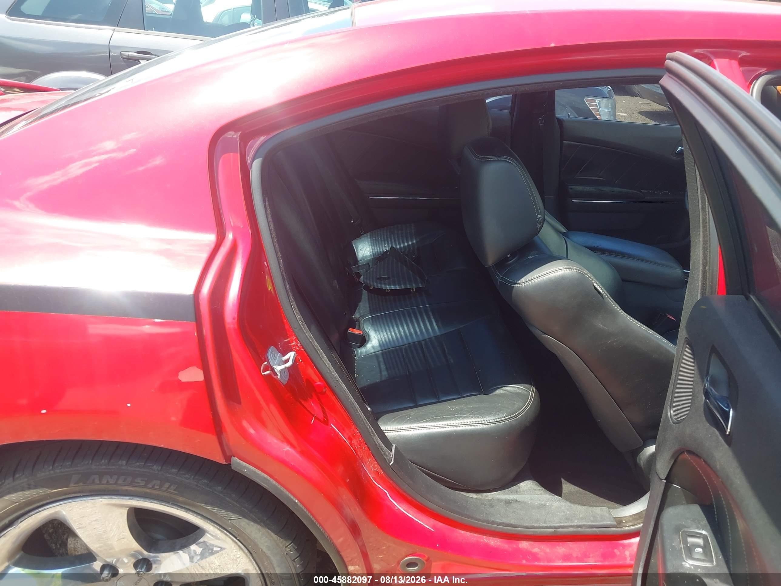 2013 Dodge Charger R/t Plus Red vin: 2C3CDXCT7DH594768