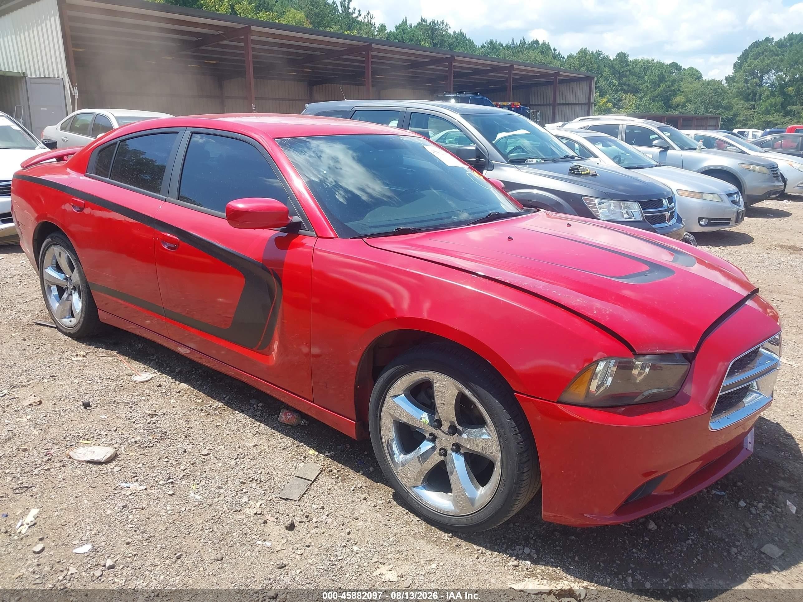 2013 Dodge Charger R/t Plus Red vin: 2C3CDXCT7DH594768