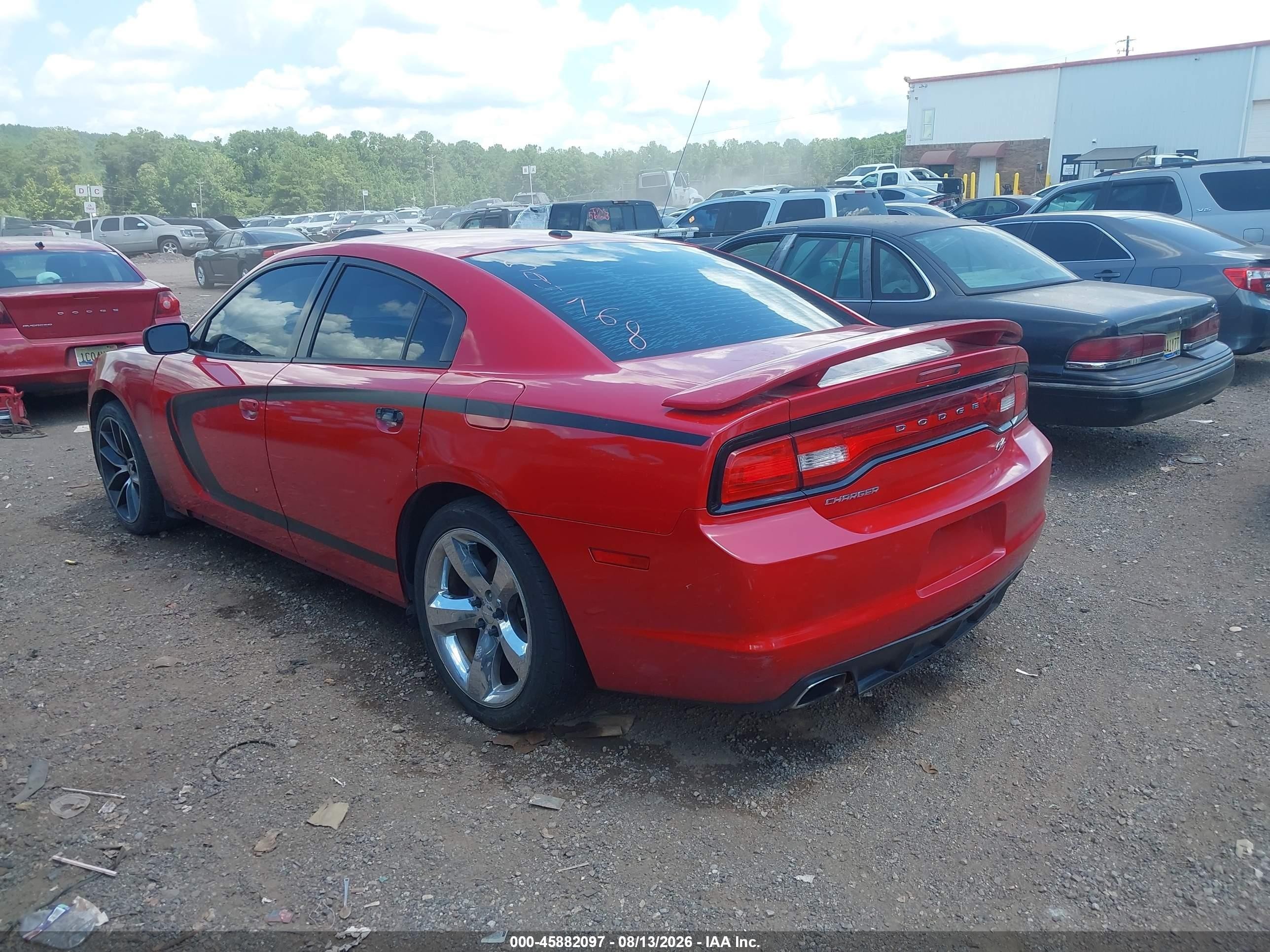 2013 Dodge Charger R/t Plus Red vin: 2C3CDXCT7DH594768