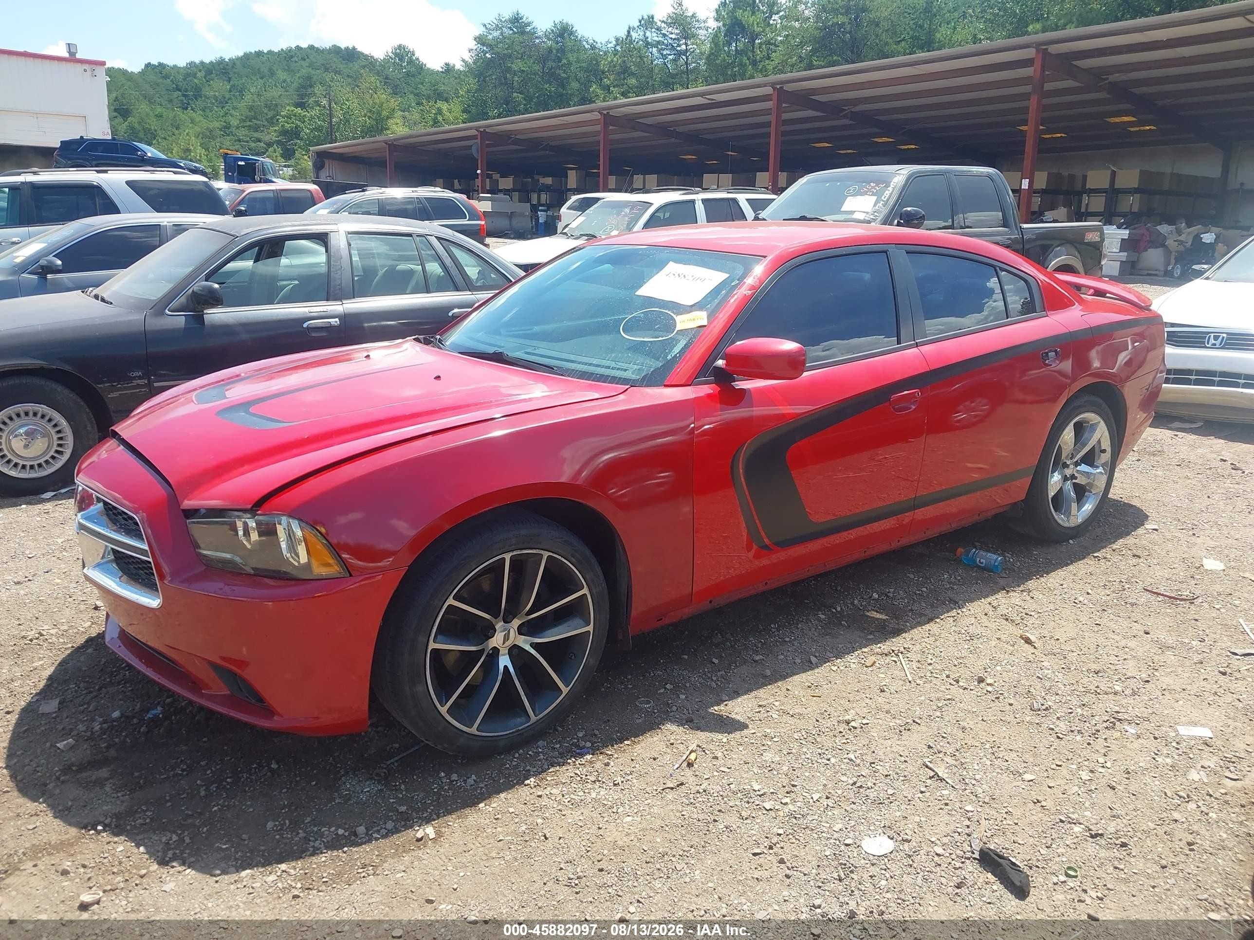 2013 Dodge Charger R/t Plus Red vin: 2C3CDXCT7DH594768