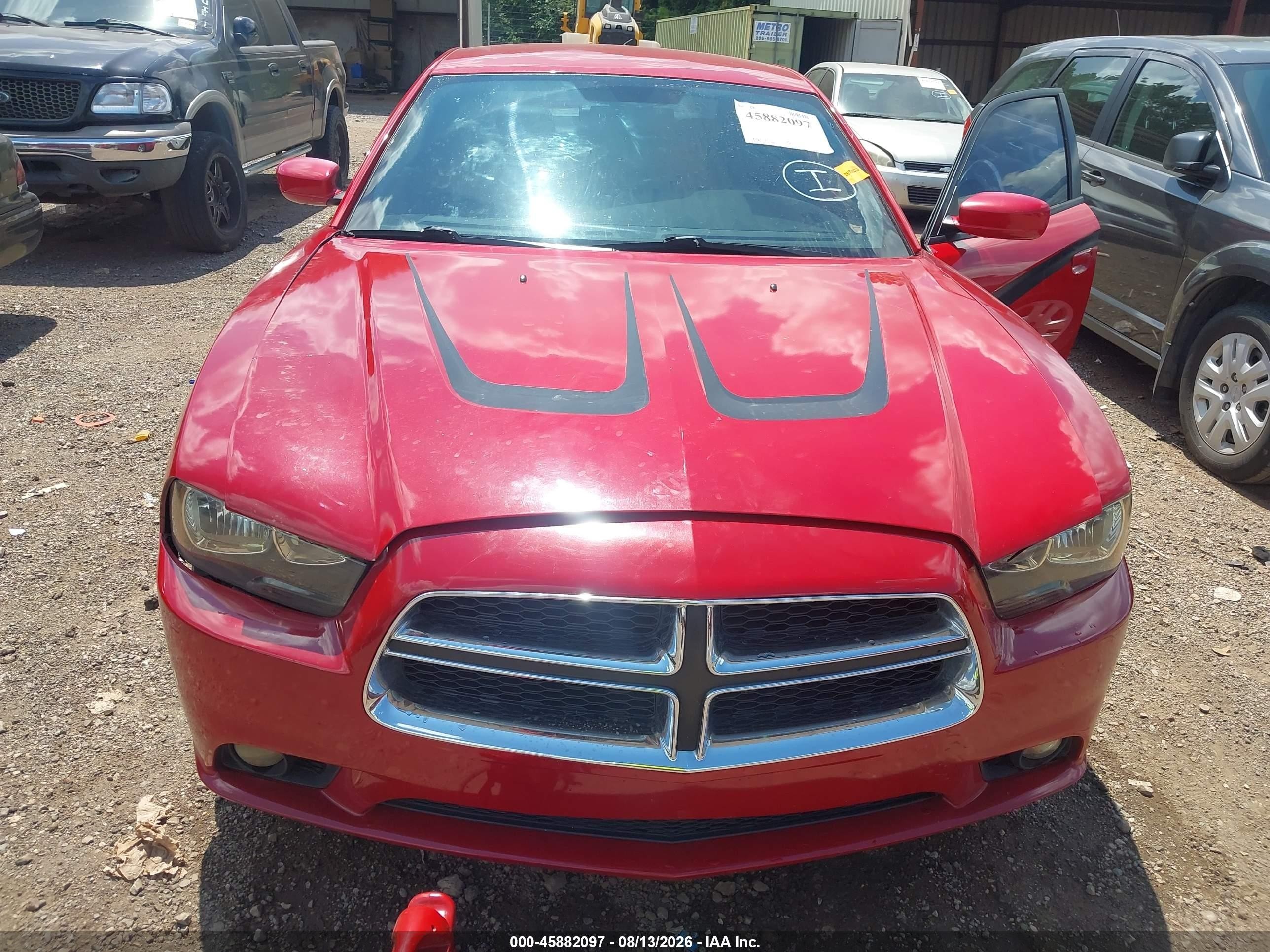 2013 Dodge Charger R/t Plus Red vin: 2C3CDXCT7DH594768
