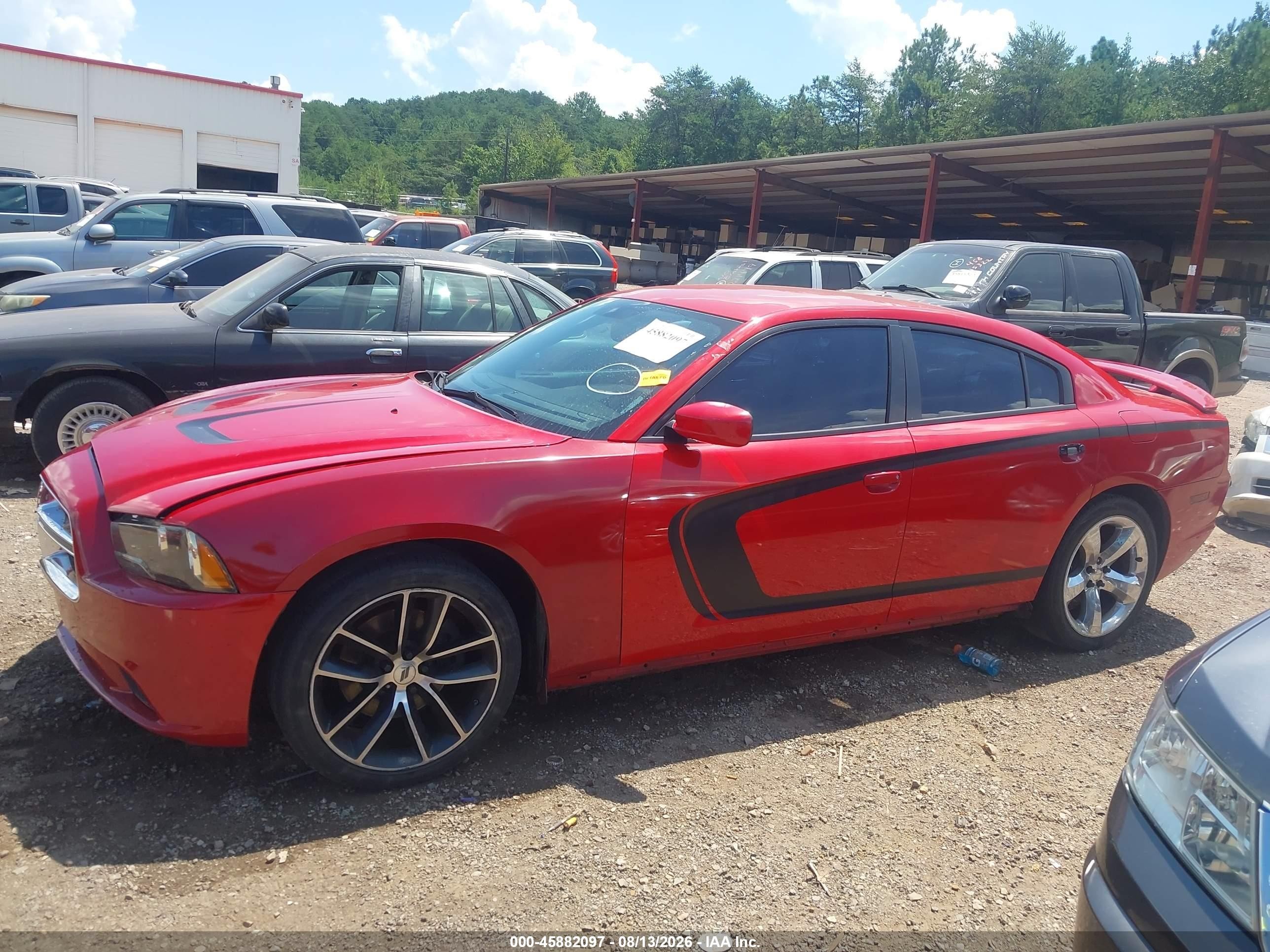2013 Dodge Charger R/t Plus Red vin: 2C3CDXCT7DH594768