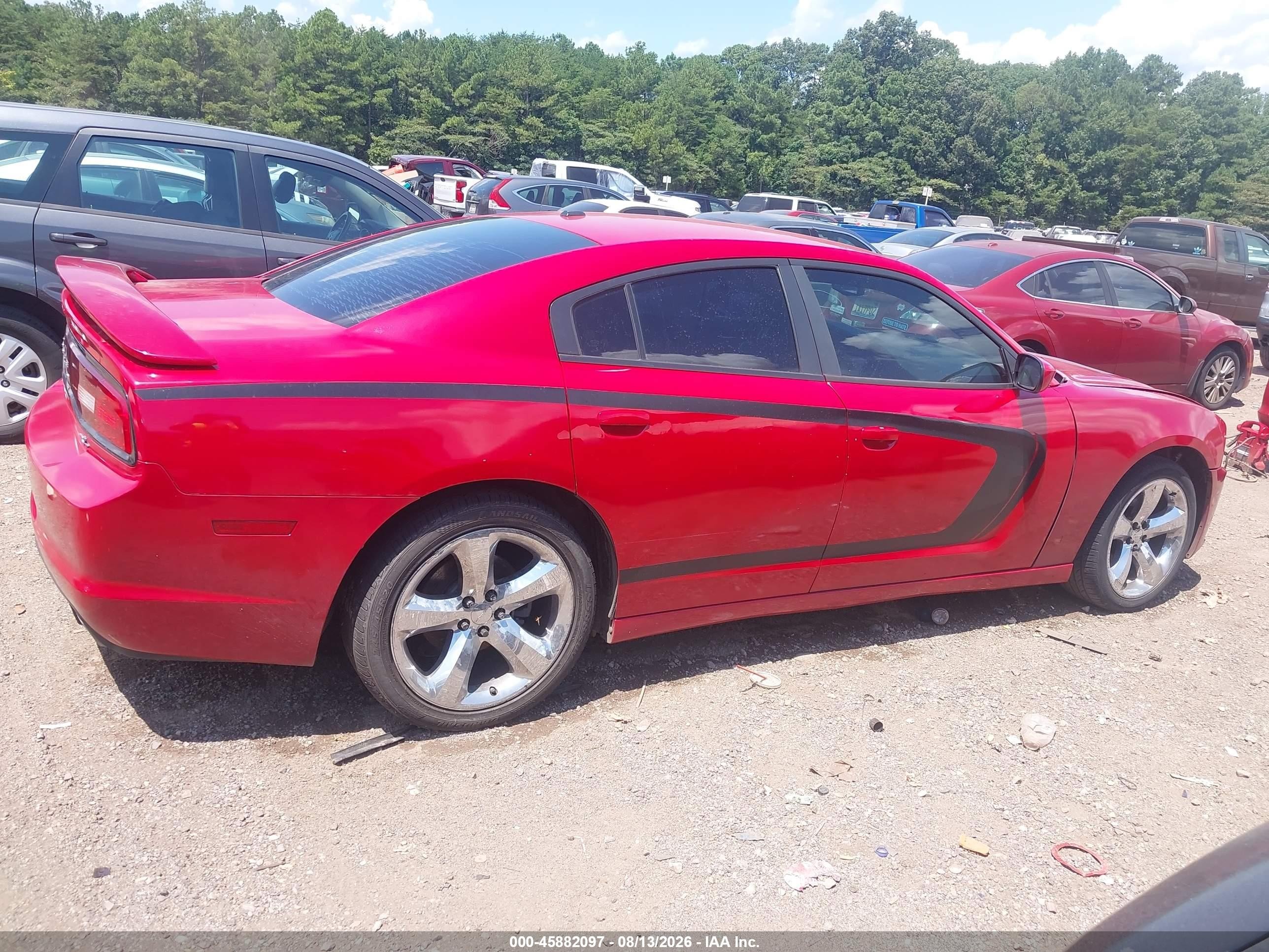 2013 Dodge Charger R/t Plus Red vin: 2C3CDXCT7DH594768