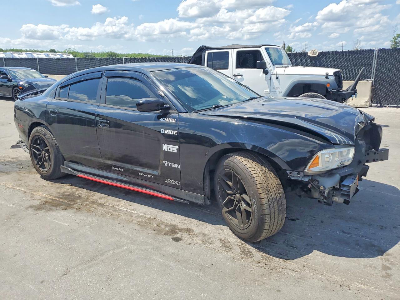 2013 Dodge Charger R Black vin: 2C3CDXCT7DH616977