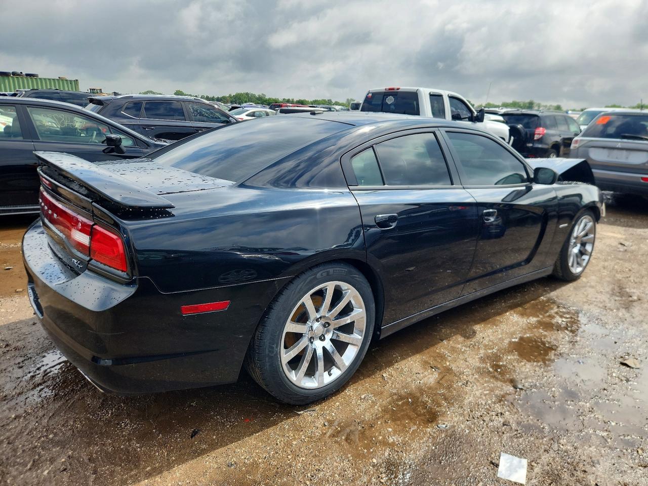 2013 Dodge Charger R Black vin: 2C3CDXCT7DH652426