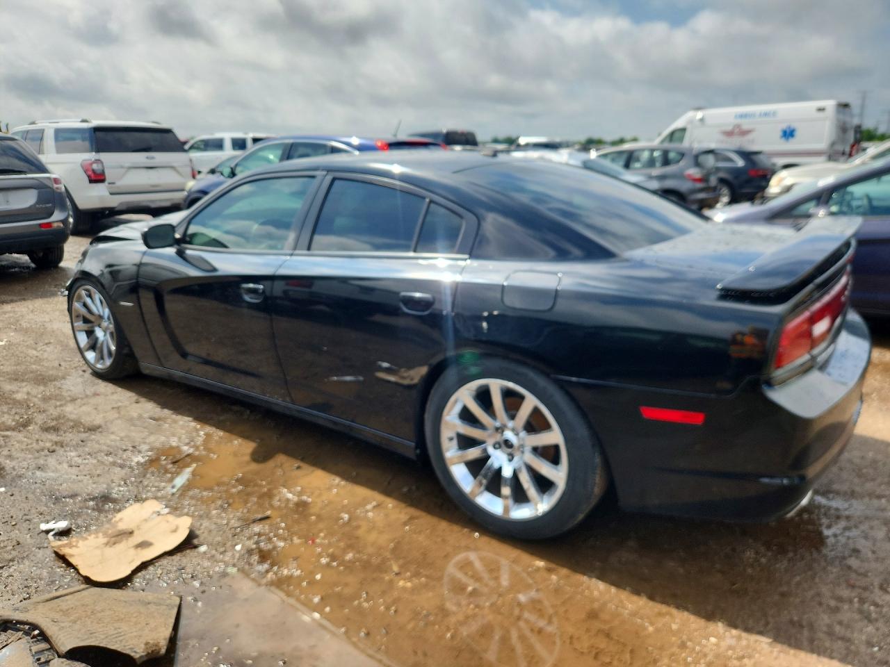 2013 Dodge Charger R Black vin: 2C3CDXCT7DH652426