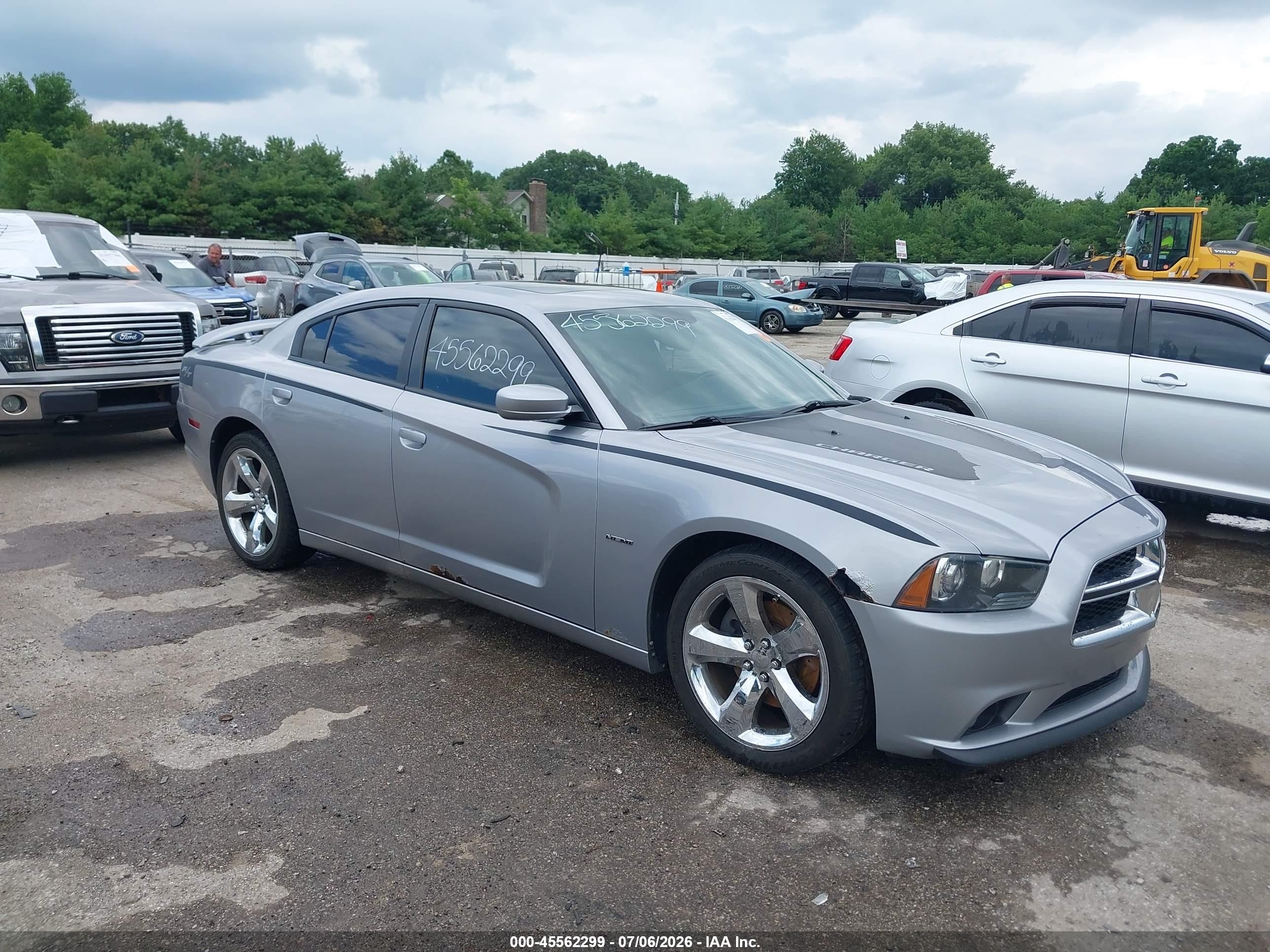 2013 Dodge Charger R/t Silver vin: 2C3CDXCT7DH652653