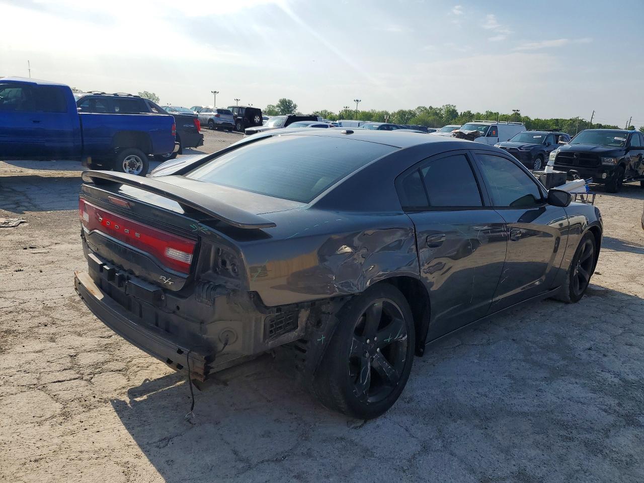 2013 Dodge Charger R Gray vin: 2C3CDXCT7DH682168