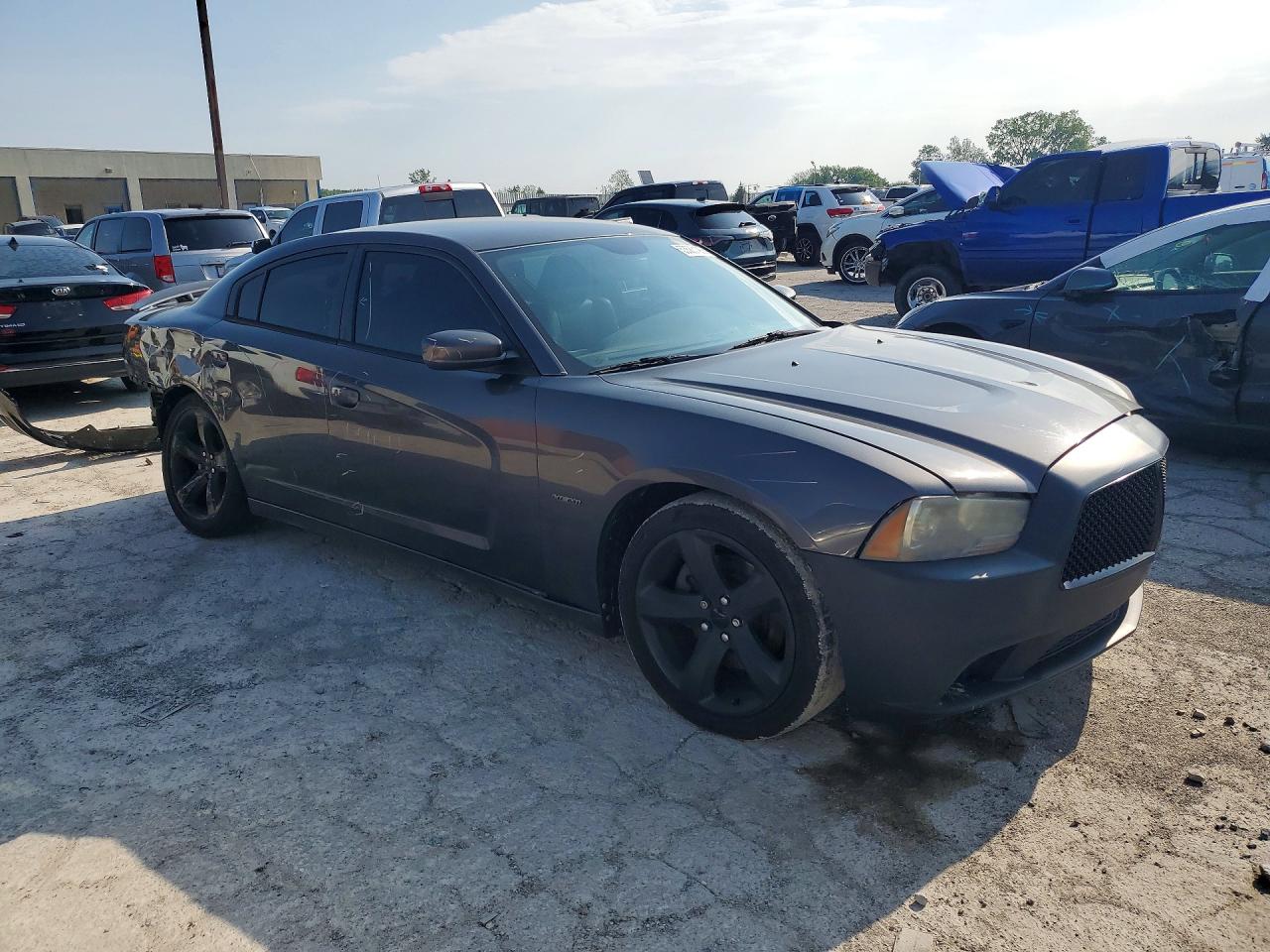 2013 Dodge Charger R Gray vin: 2C3CDXCT7DH682168