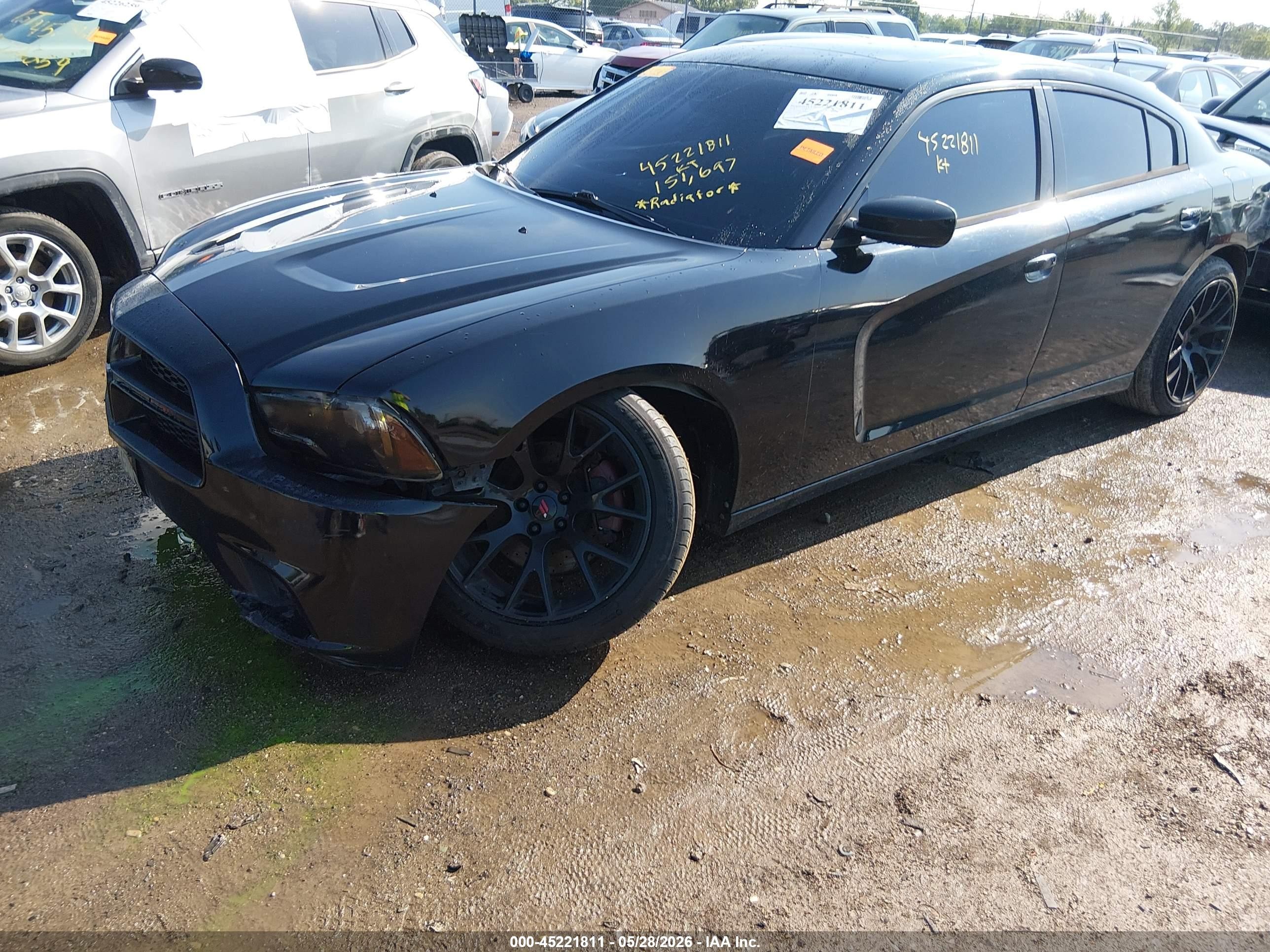2014 Dodge Charger Road/track Black vin: 2C3CDXCT7EH145169