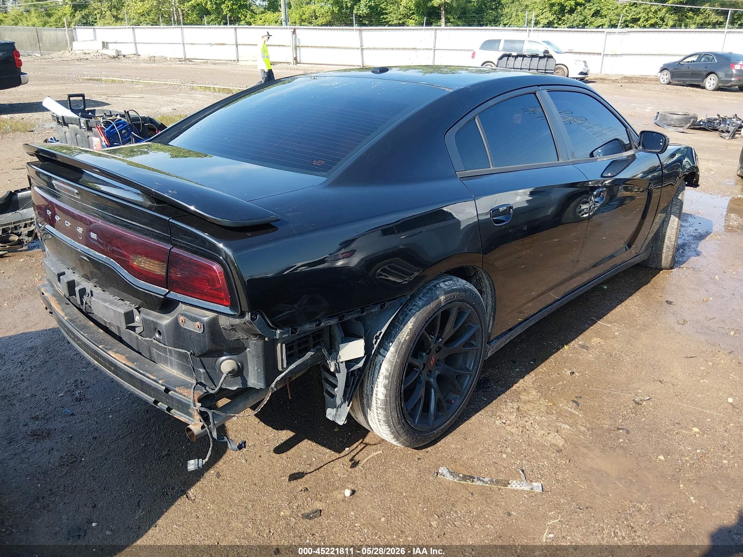 2014 Dodge Charger Road/track Black vin: 2C3CDXCT7EH145169