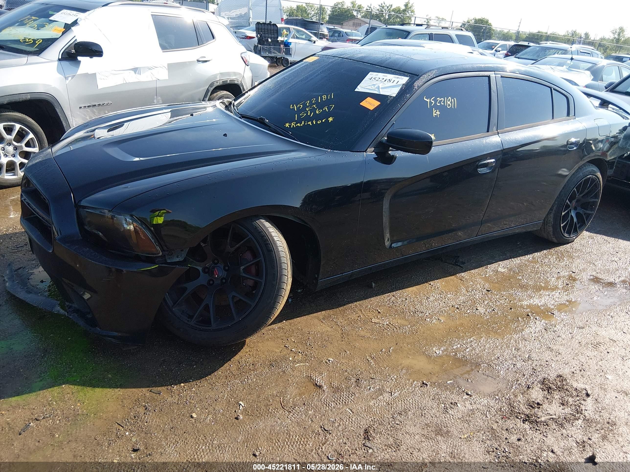 2014 Dodge Charger Road/track Black vin: 2C3CDXCT7EH145169