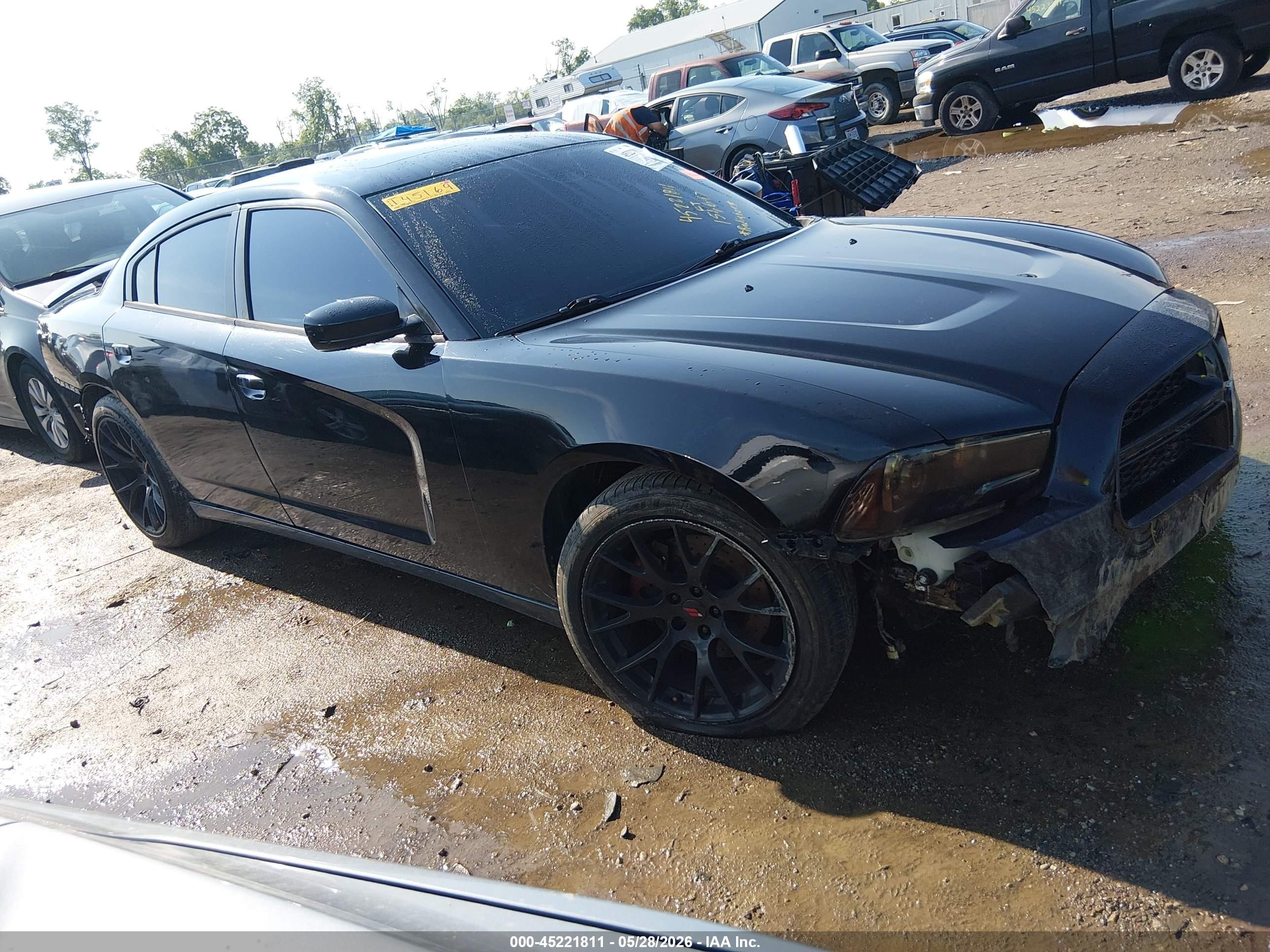 2014 Dodge Charger Road/track Black vin: 2C3CDXCT7EH145169