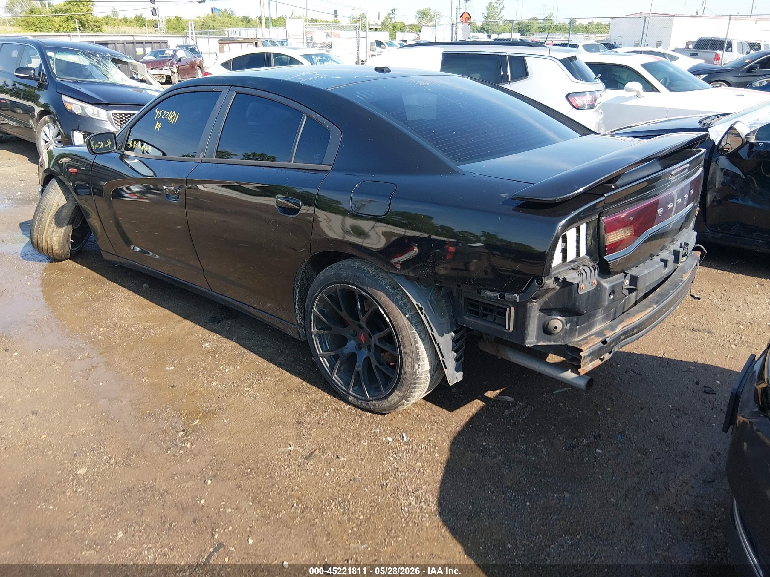 2014 Dodge Charger Road/track Black vin: 2C3CDXCT7EH145169