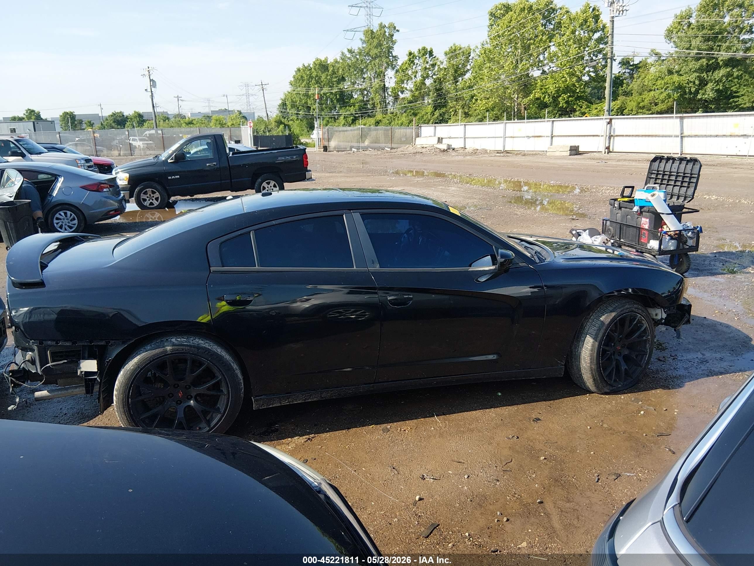 2014 Dodge Charger Road/track Black vin: 2C3CDXCT7EH145169