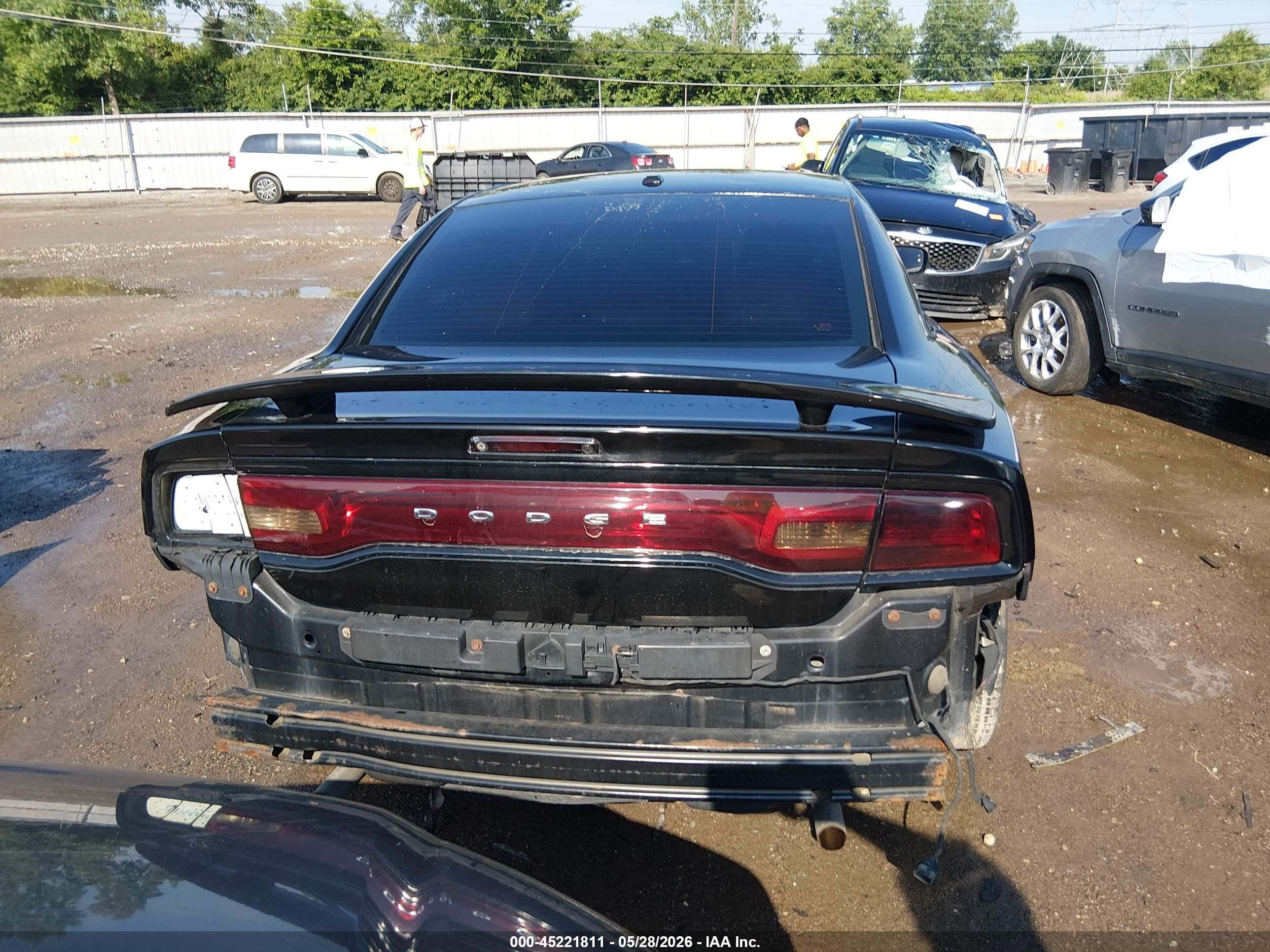 2014 Dodge Charger Road/track Black vin: 2C3CDXCT7EH145169