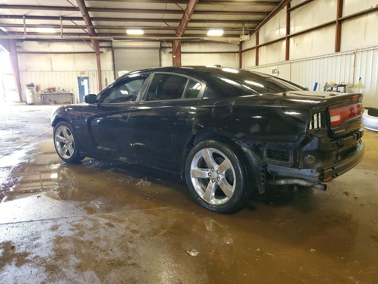 2014 Dodge Charger R Black vin: 2C3CDXCT7EH147522