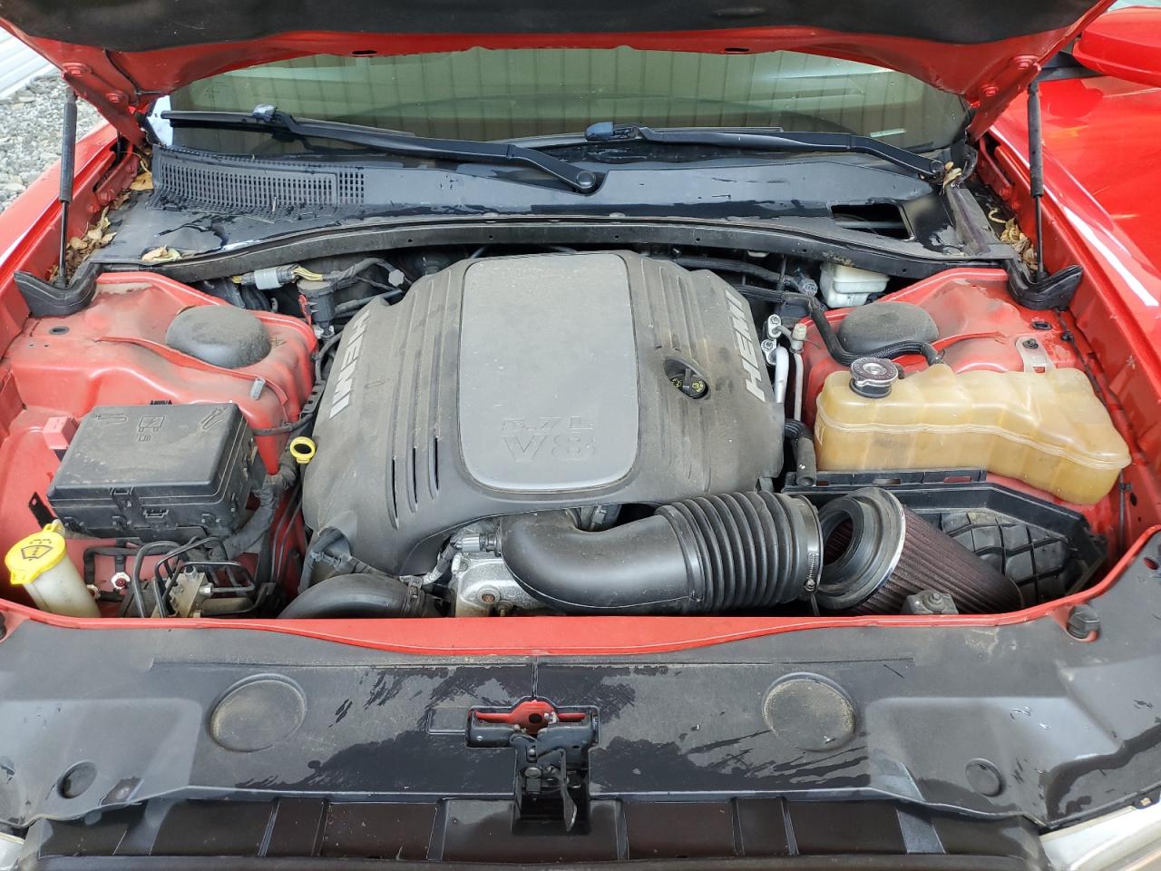 2014 Dodge Charger R/t Red vin: 2C3CDXCT7EH202258 Damage: Air Intake Duct, Aftermarket, Replacement Required