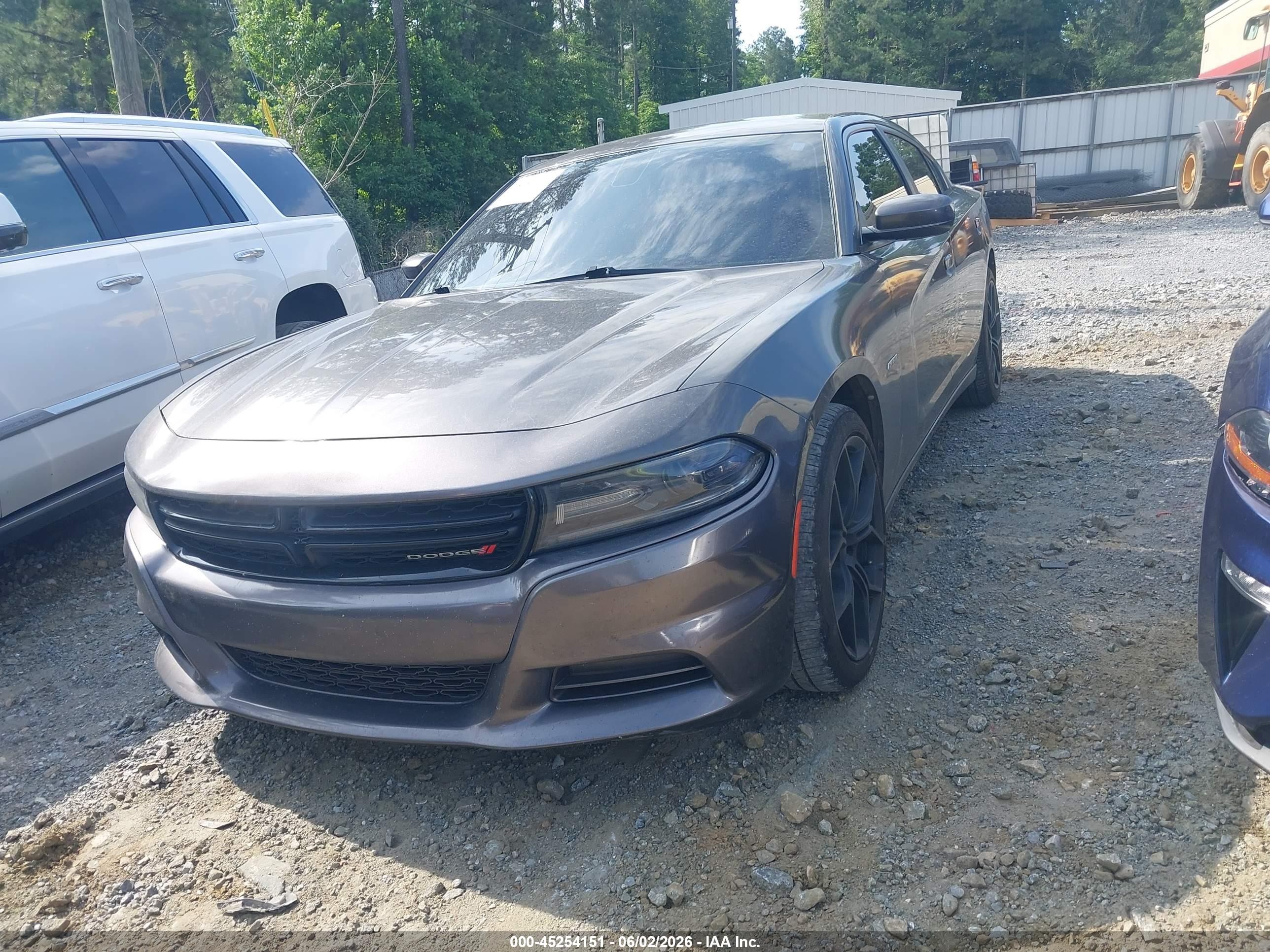 2015 Dodge Charger R/t Gray vin: 2C3CDXCT7FH729833