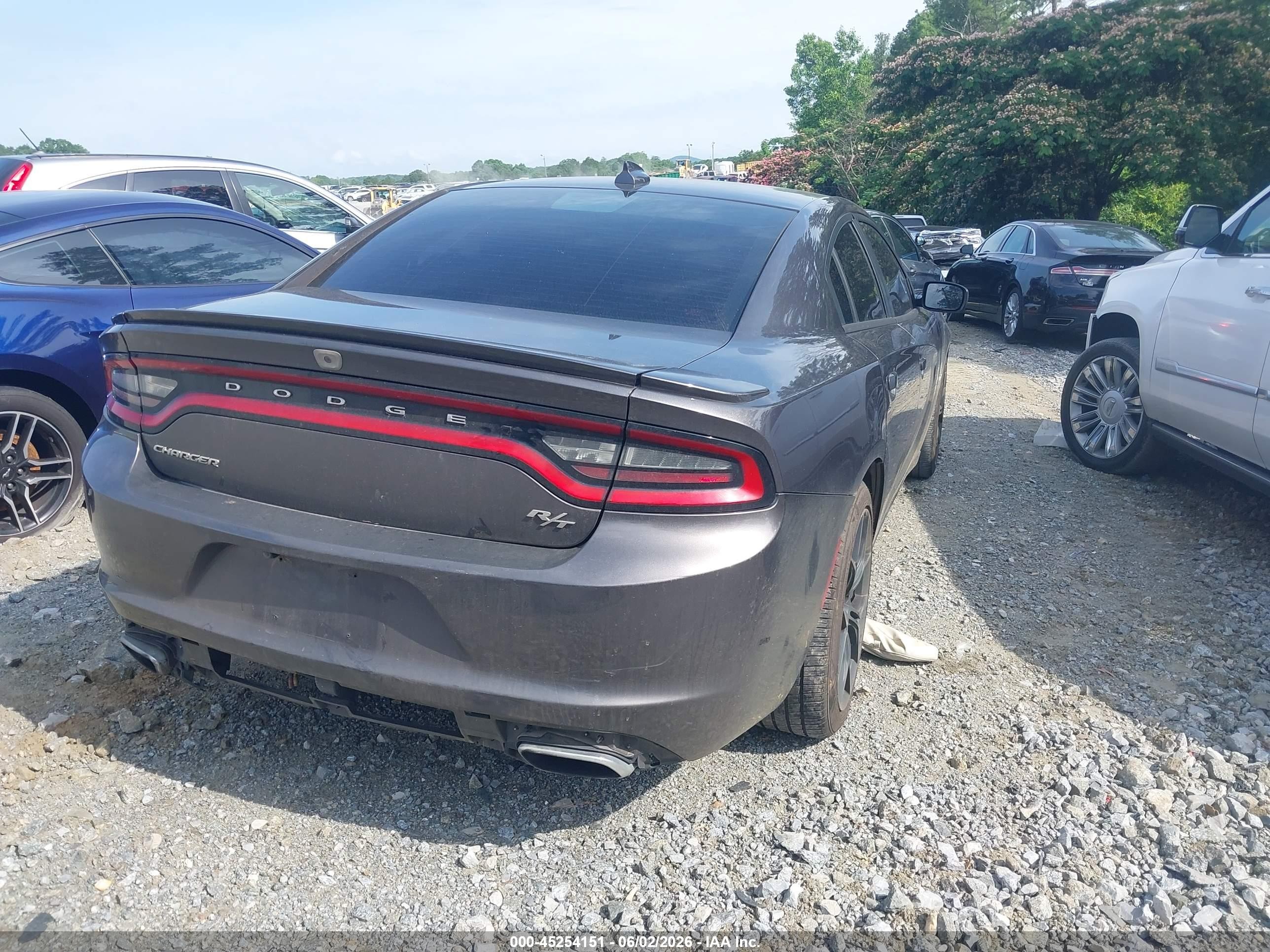 2015 Dodge Charger R/t Gray vin: 2C3CDXCT7FH729833